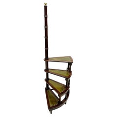 Mid-20th Century Spiral Library Staircase