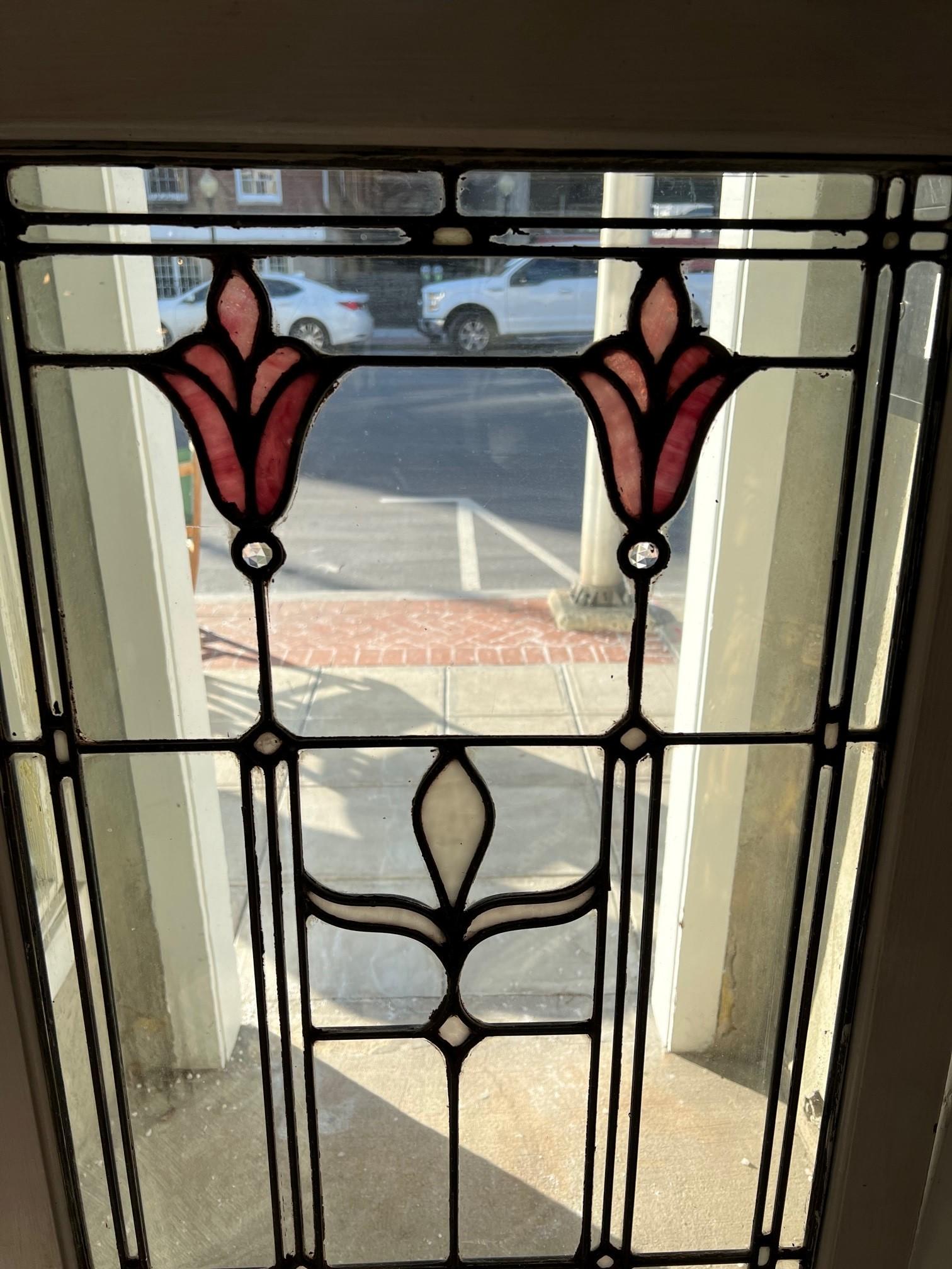 stained glass cabinet doors