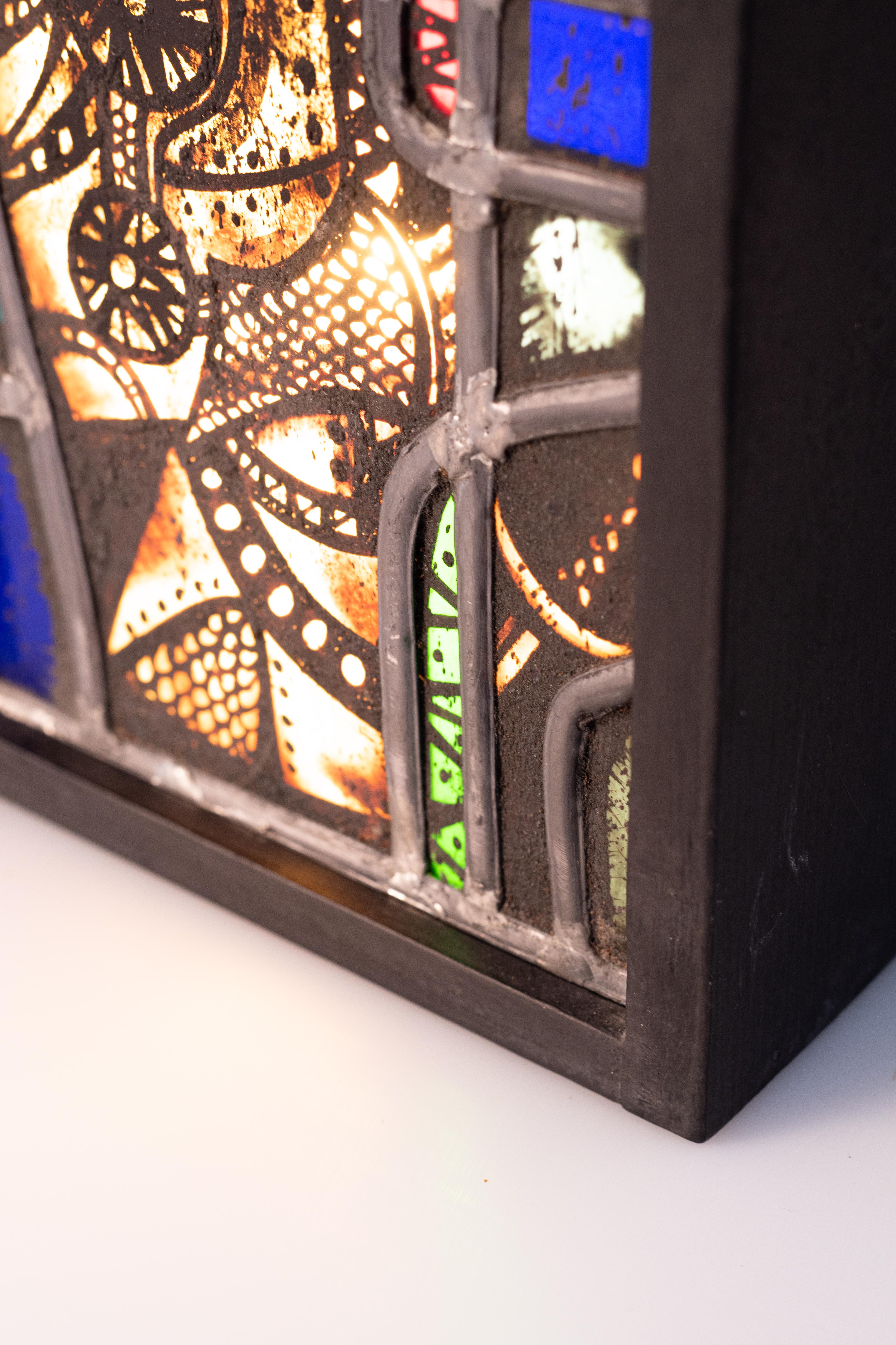 stained glass light box for sale
