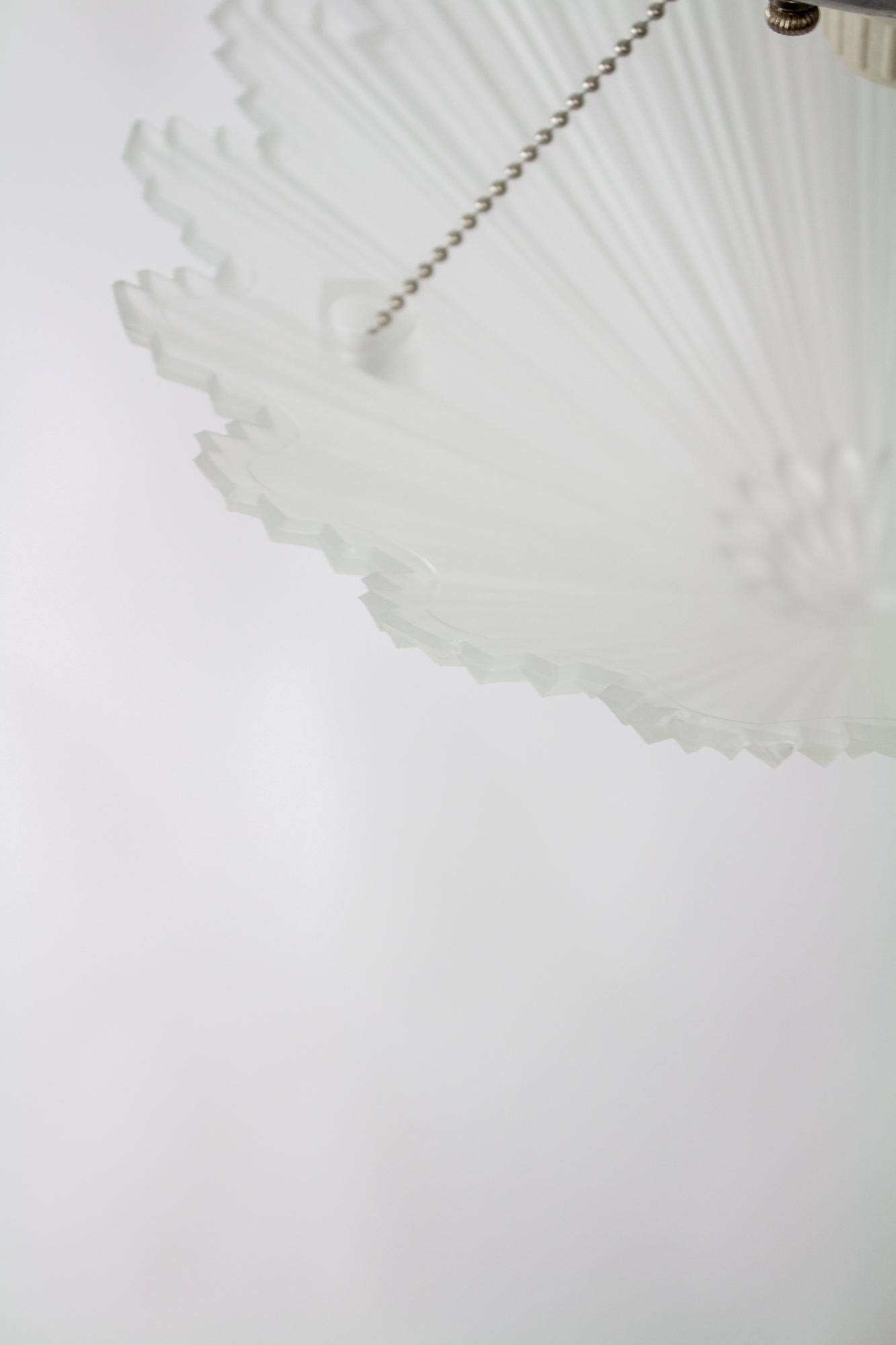 Mid 20th Century Starburst Semi Flush Fixture 2