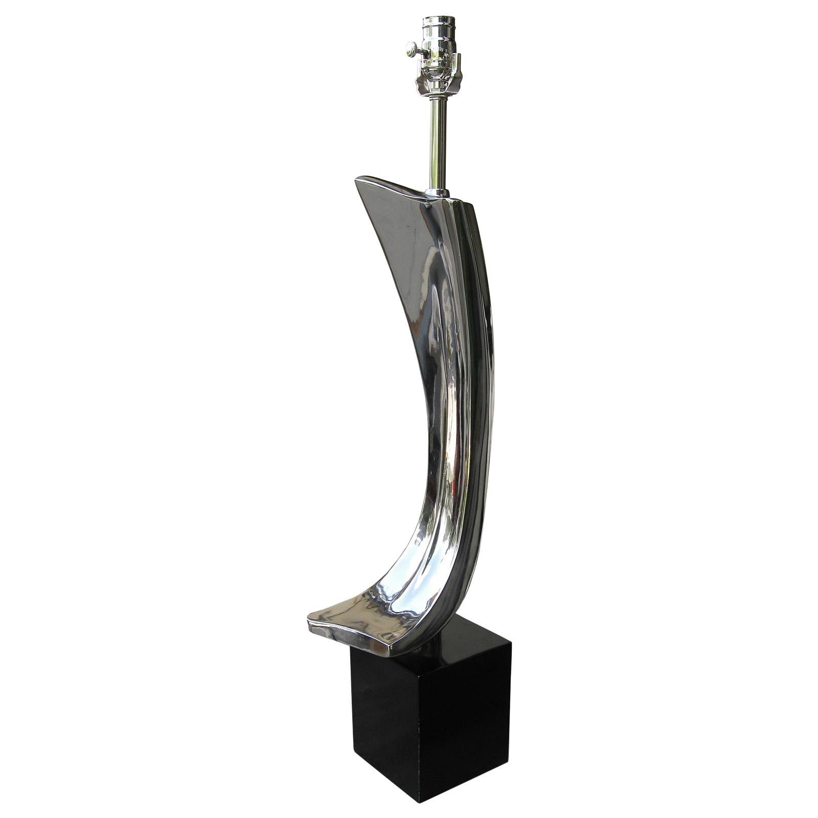 Mid-20th Century Steel Lamp by Laurel Lamp Co.