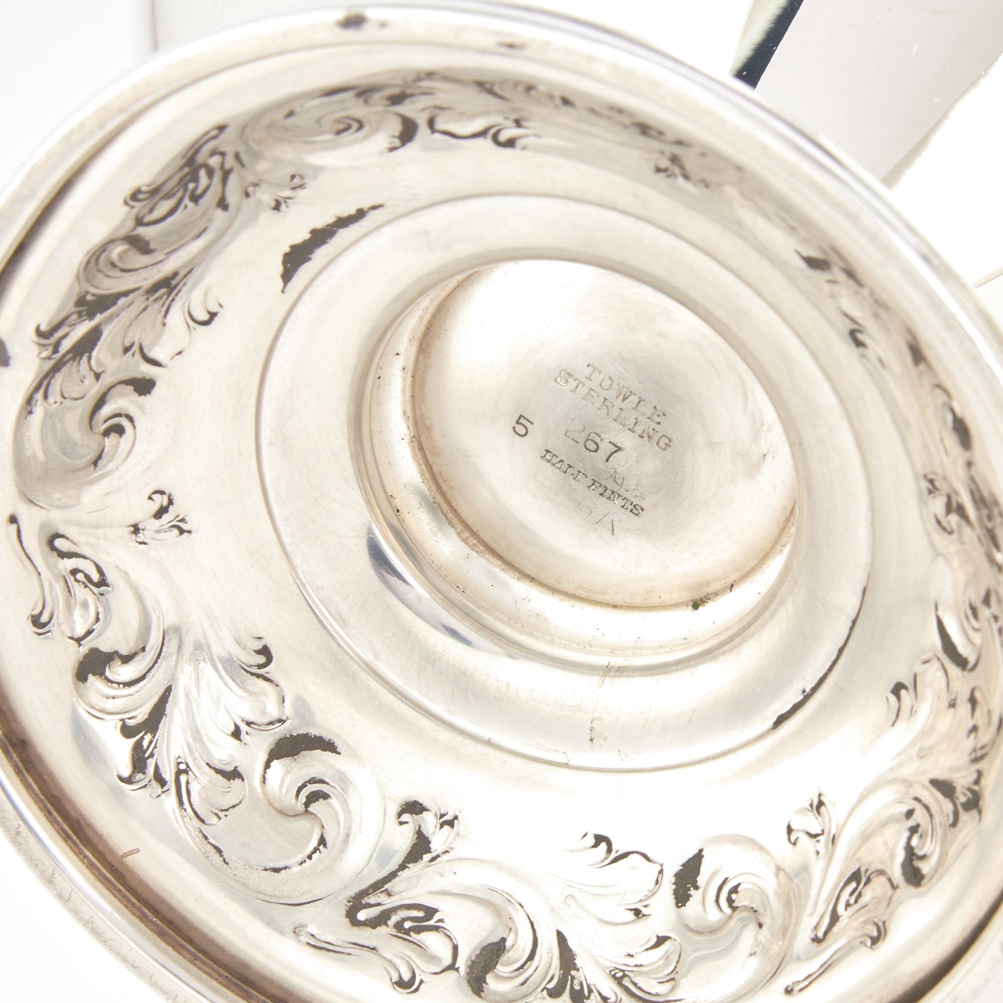 Mitte 20. Jahrhundert Sterling Silber Barware / Geschirr servieren Krug im Angebot 1