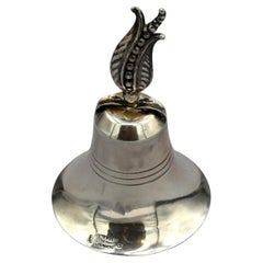 Vintage Mid 20th Century Sterling Silver Dinner Bell