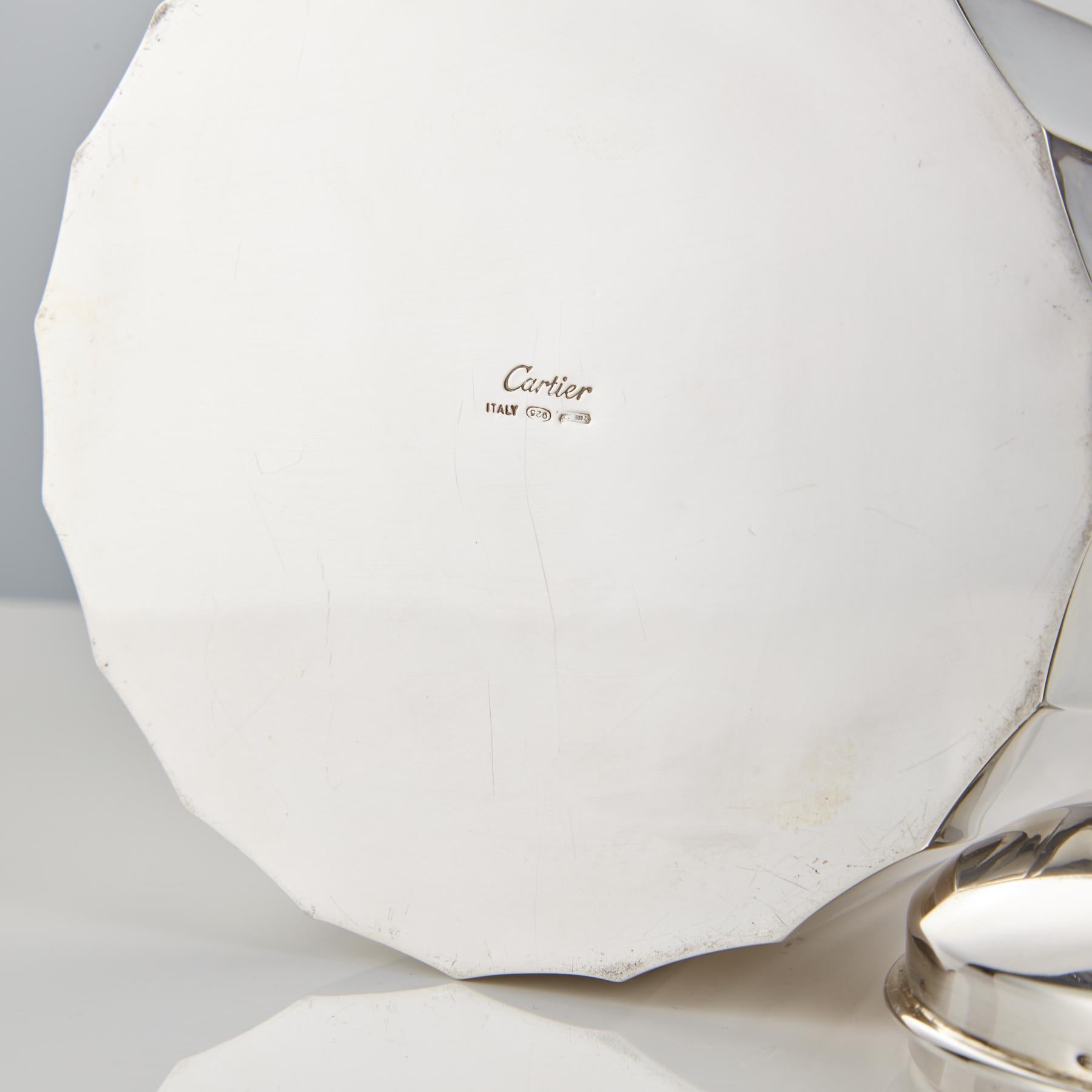 Mid-20th Century Sterling Silver Ice Bucket by Cartier Circa 1960 In Good Condition In London, GB