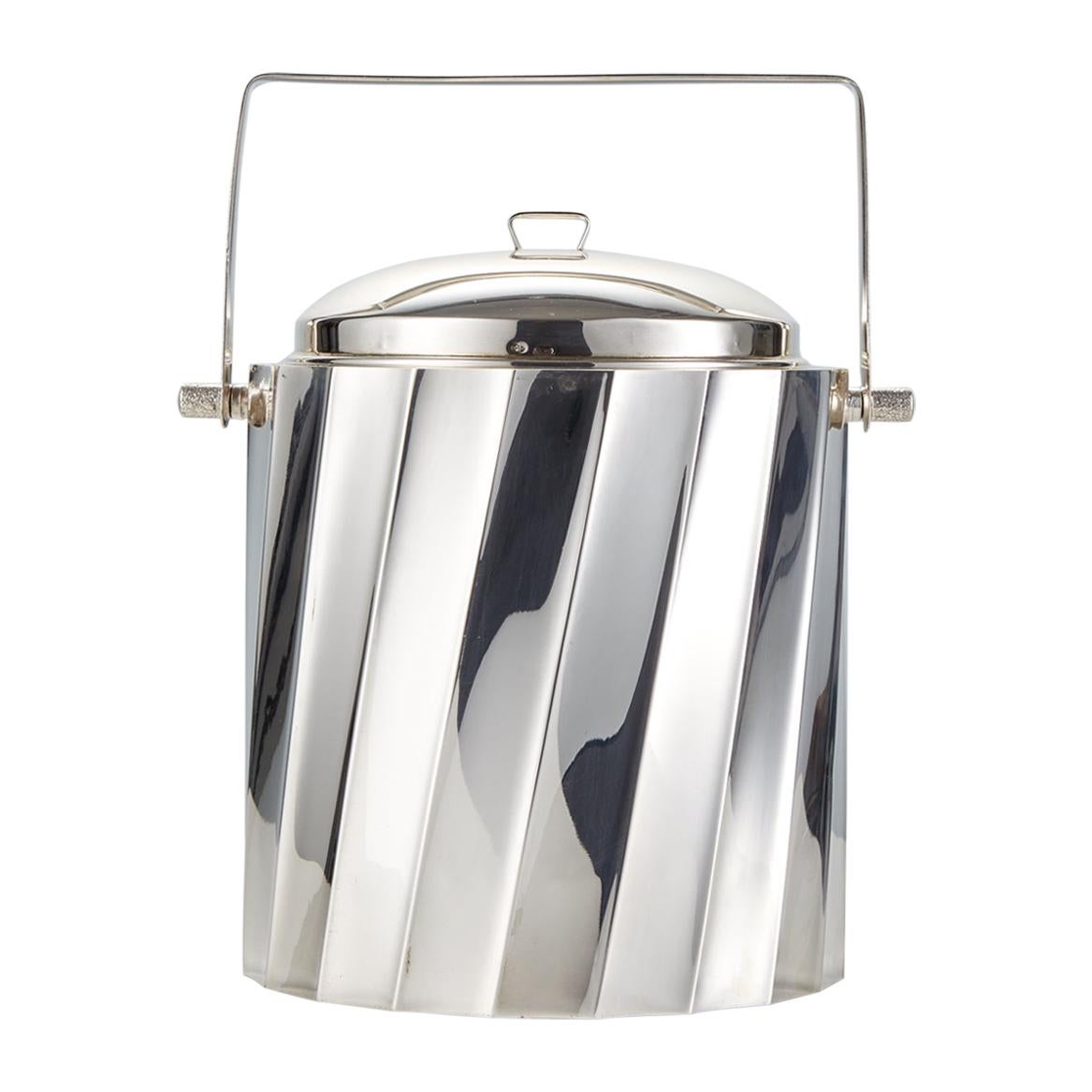 Mid-20th Century Sterling Silver Ice Bucket by Cartier Circa 1960