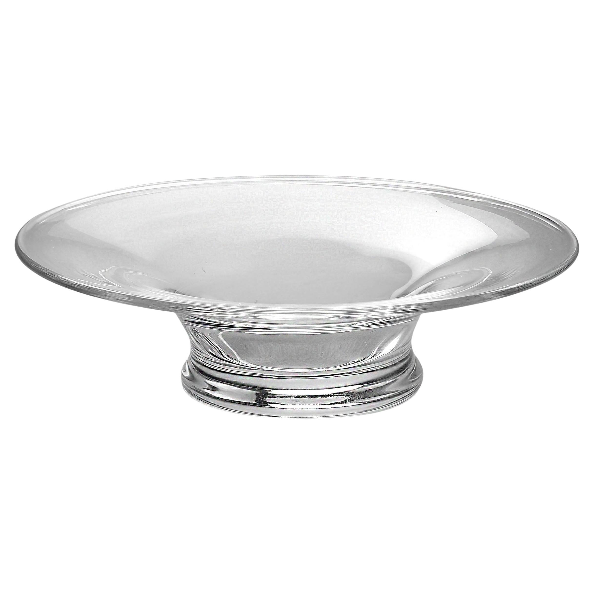 Cuenco "Flare" de Steuben Glass de mediados del siglo XX