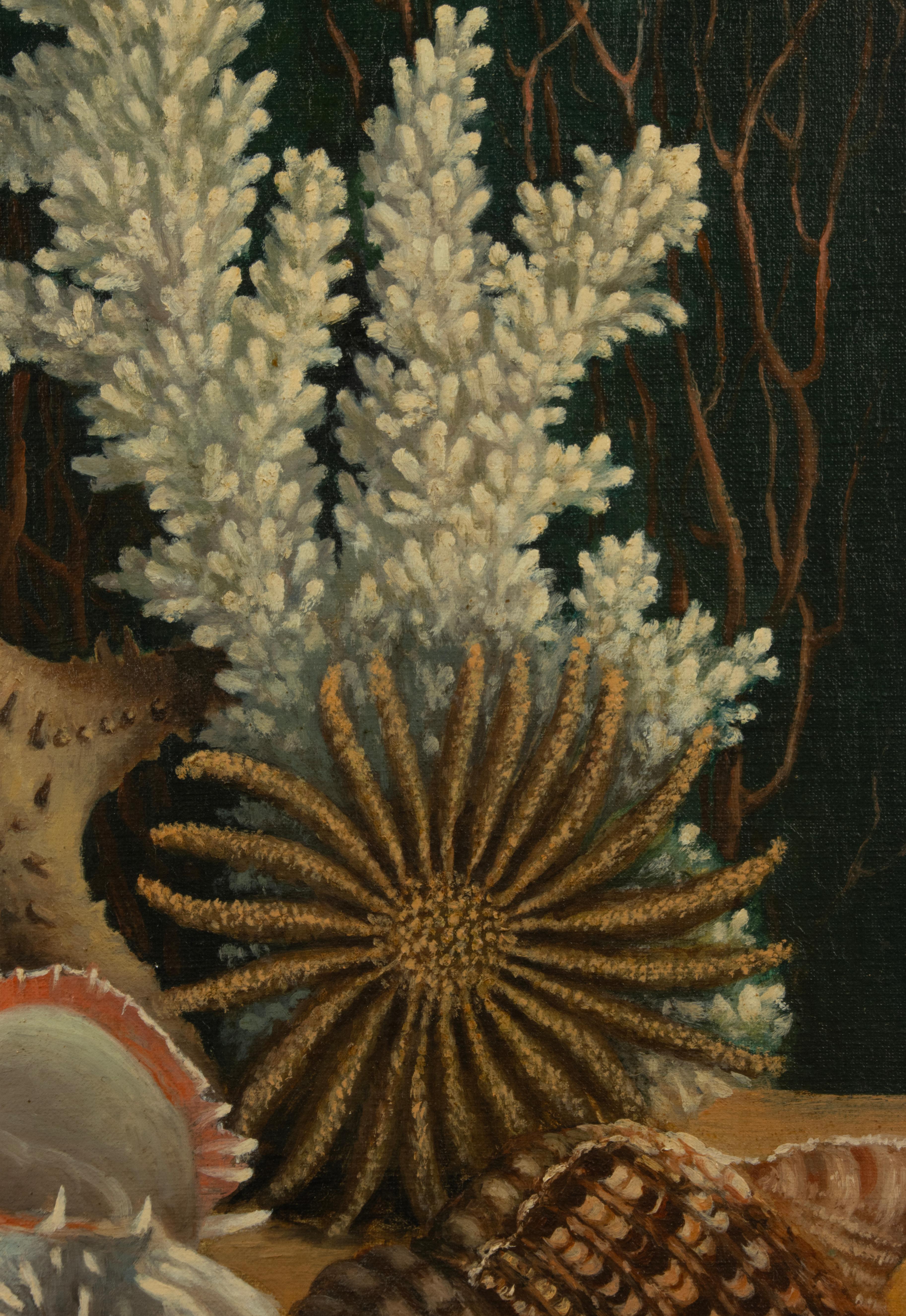 Mid-20th Century Still Life Painting - Bertha Lombet - Oil on Canvas In Good Condition For Sale In Casteren, Noord-Brabant