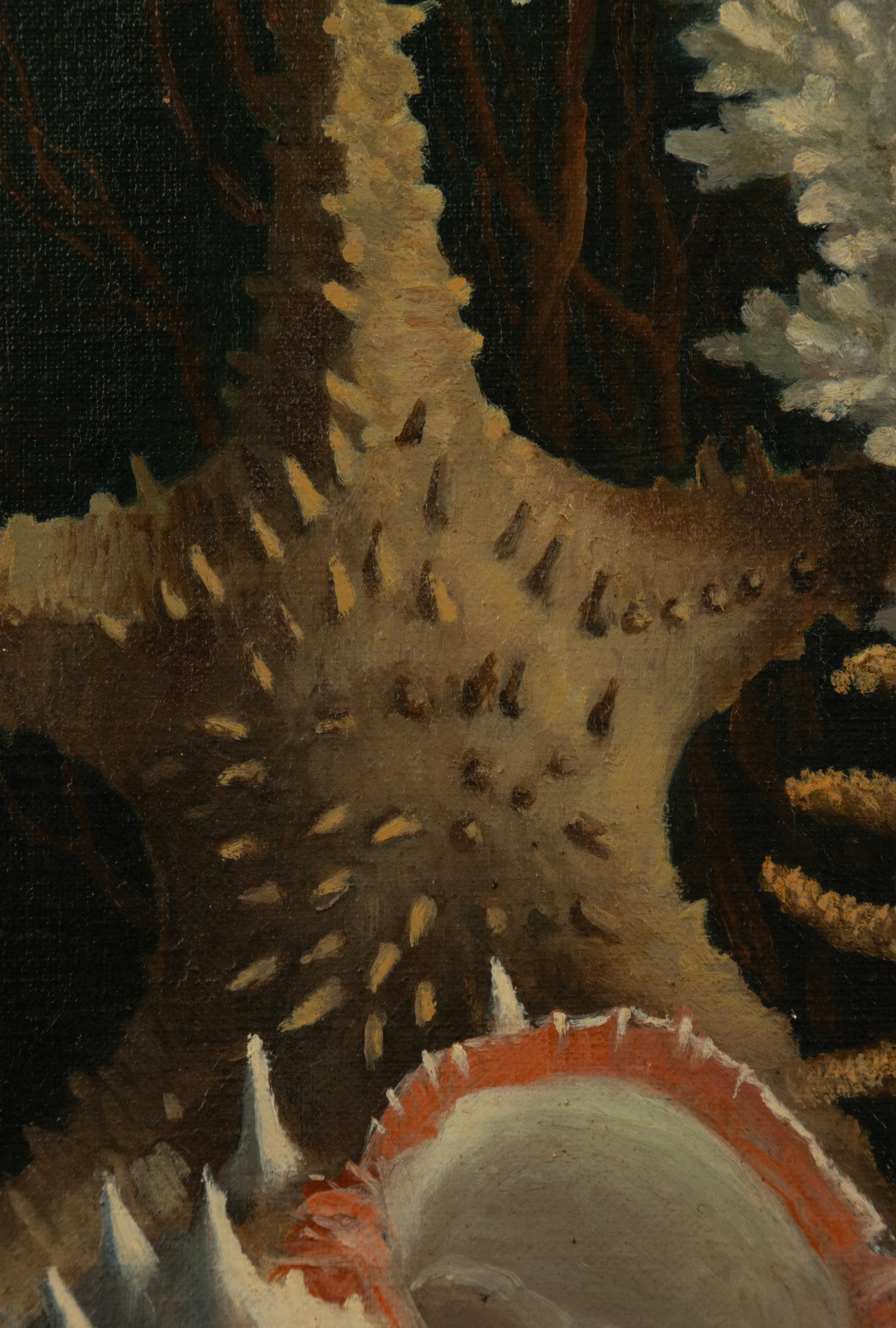 Mid-20th Century Still Life Painting - Bertha Lombet - Oil on Canvas For Sale 3