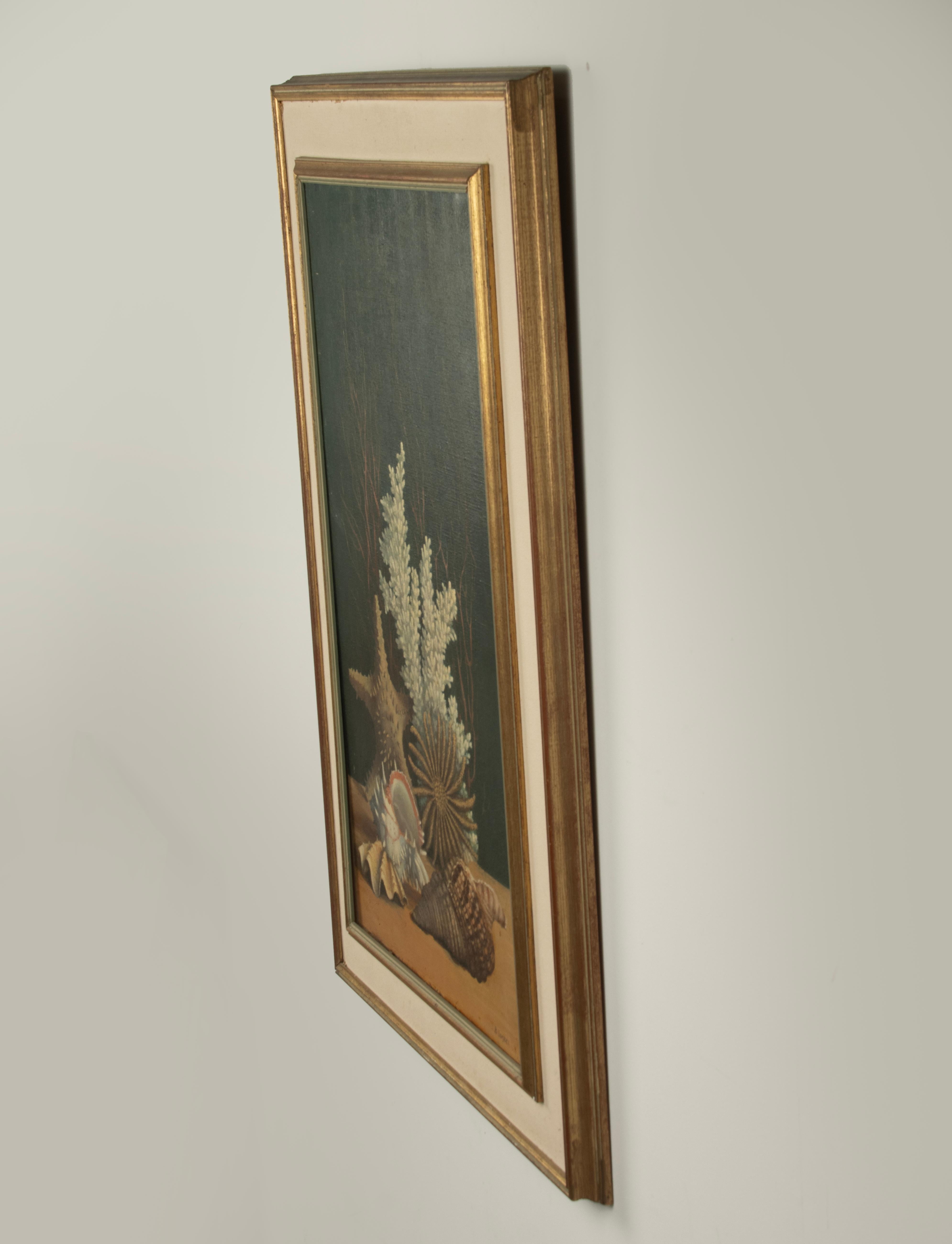 Mid-20th Century Still Life Painting - Bertha Lombet - Oil on Canvas For Sale 4