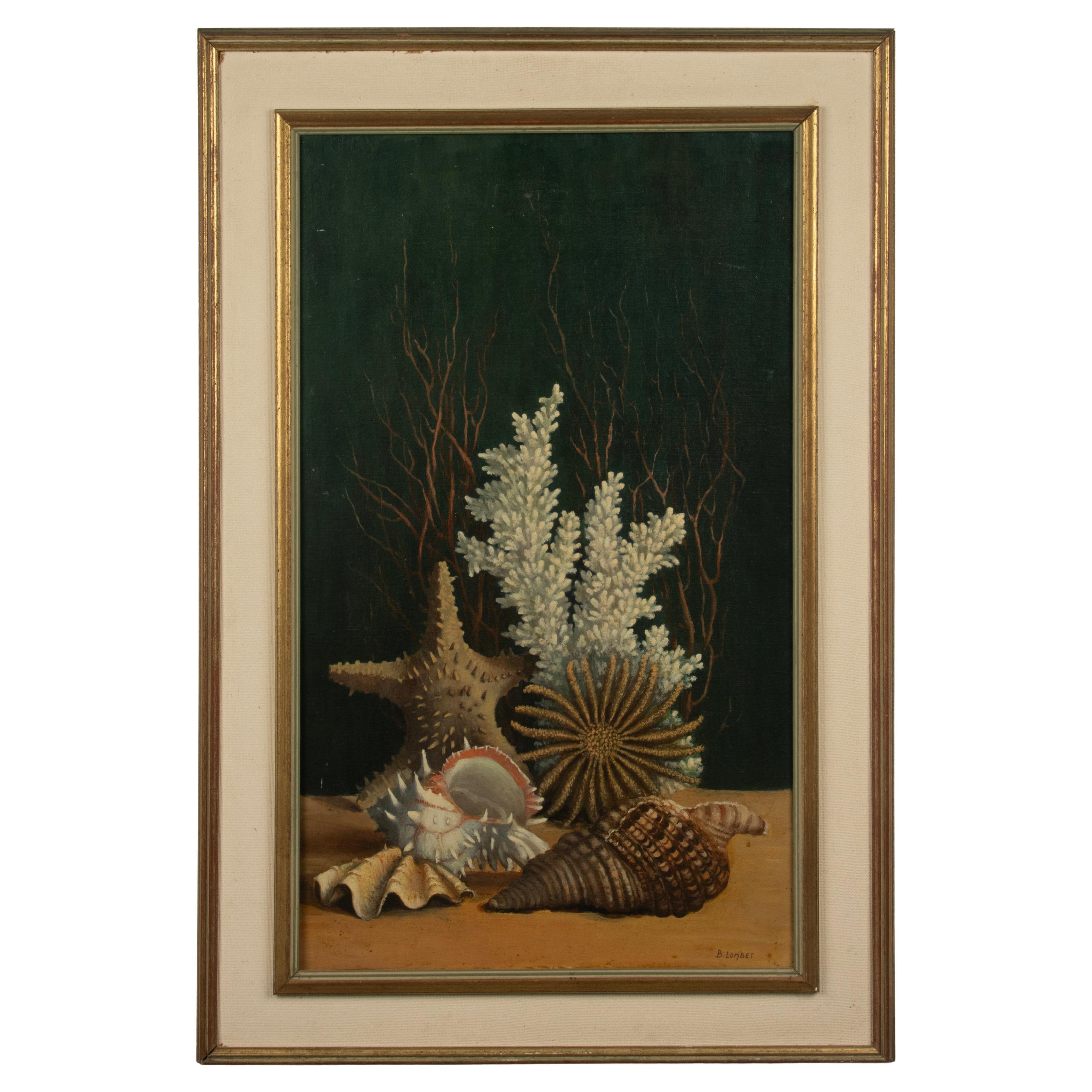 Mid-20th Century Still Life Painting - Bertha Lombet - Oil on Canvas For Sale