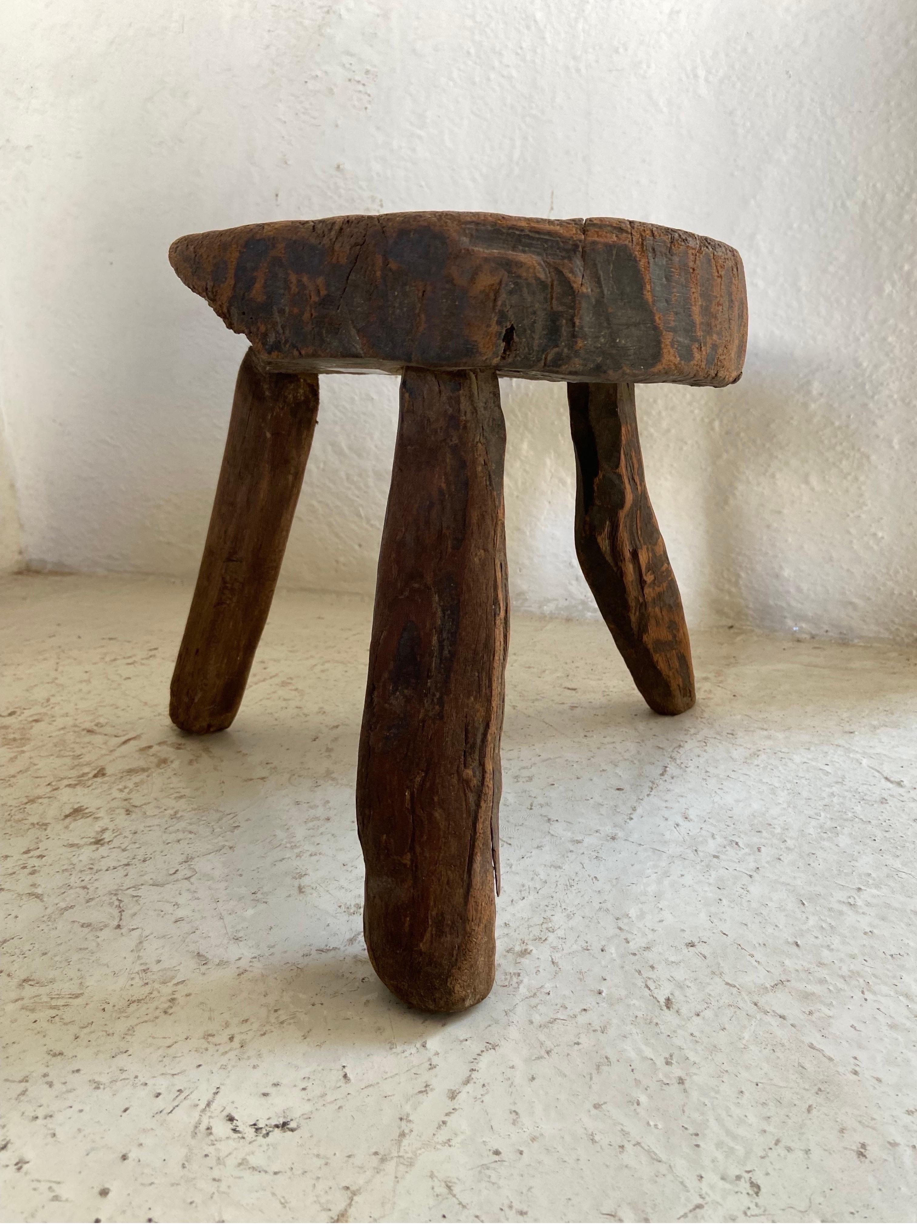 Mid 20th Century Stool From Mexico For Sale 3
