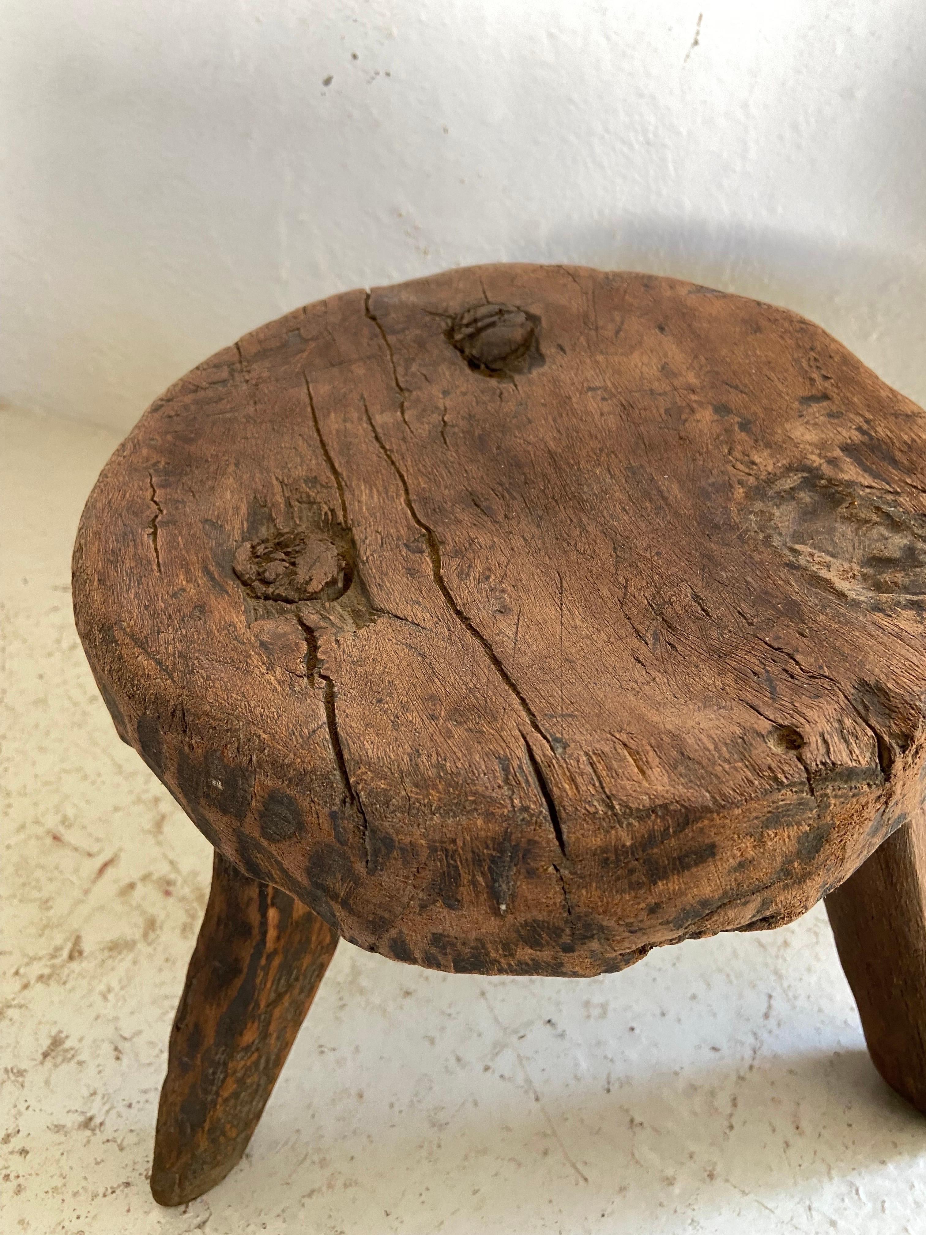 Mexican Mid 20th Century Stool From Mexico For Sale
