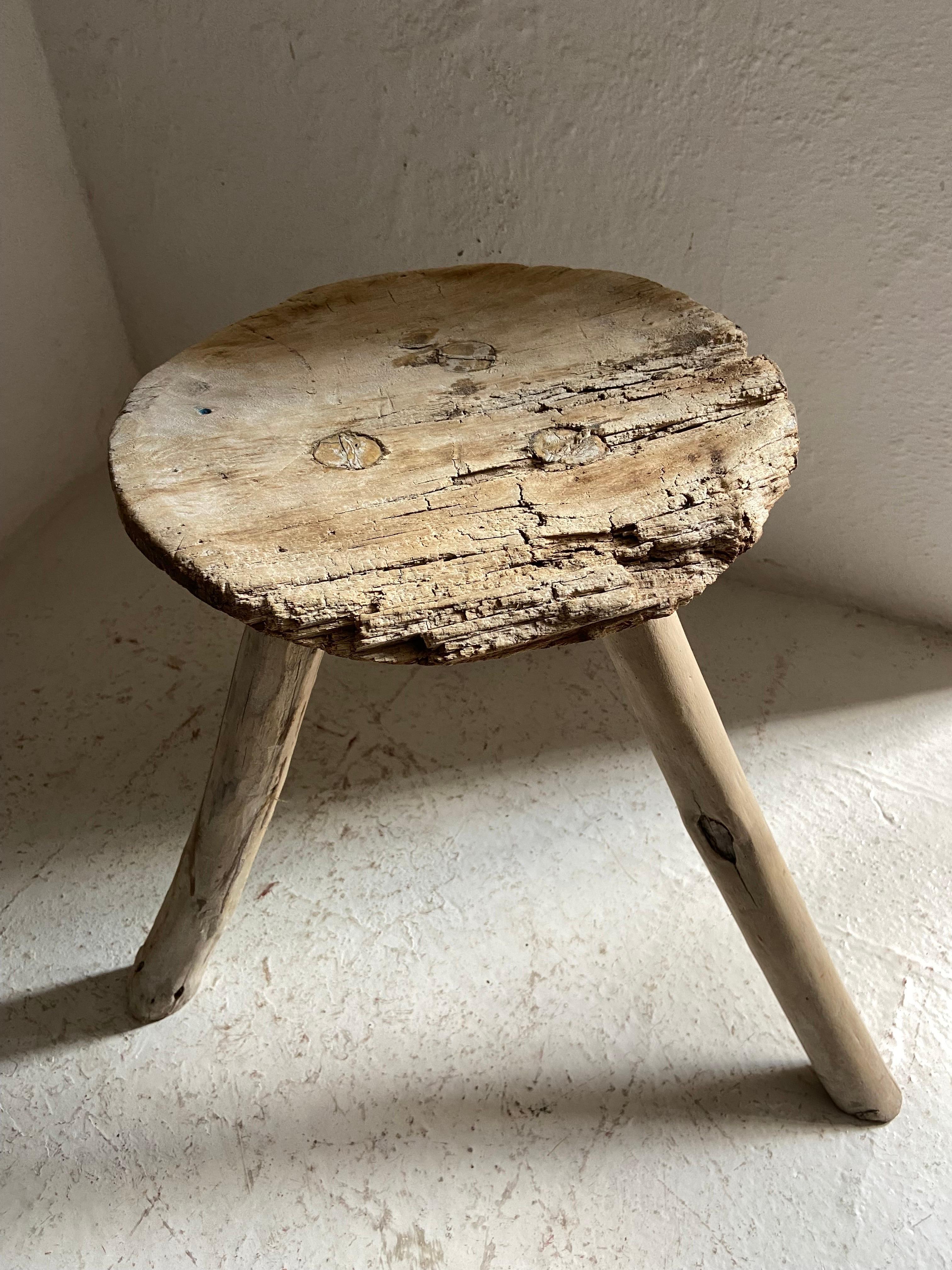 Wood Mid-20th Century Stool from Mexico