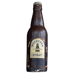 Vintage Mid-20th Century Stout Advertising Bottle 