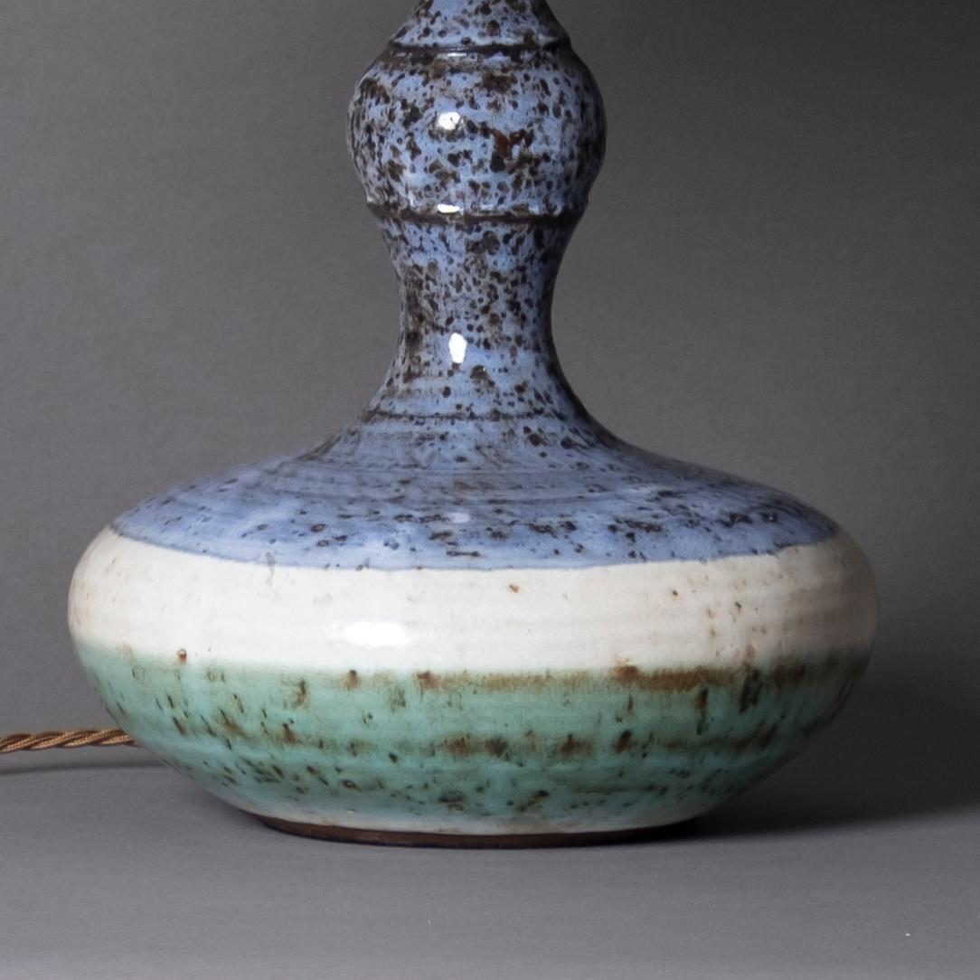 Mid-Century Modern Mid-20th Century Studio Pottery Vase Lamp