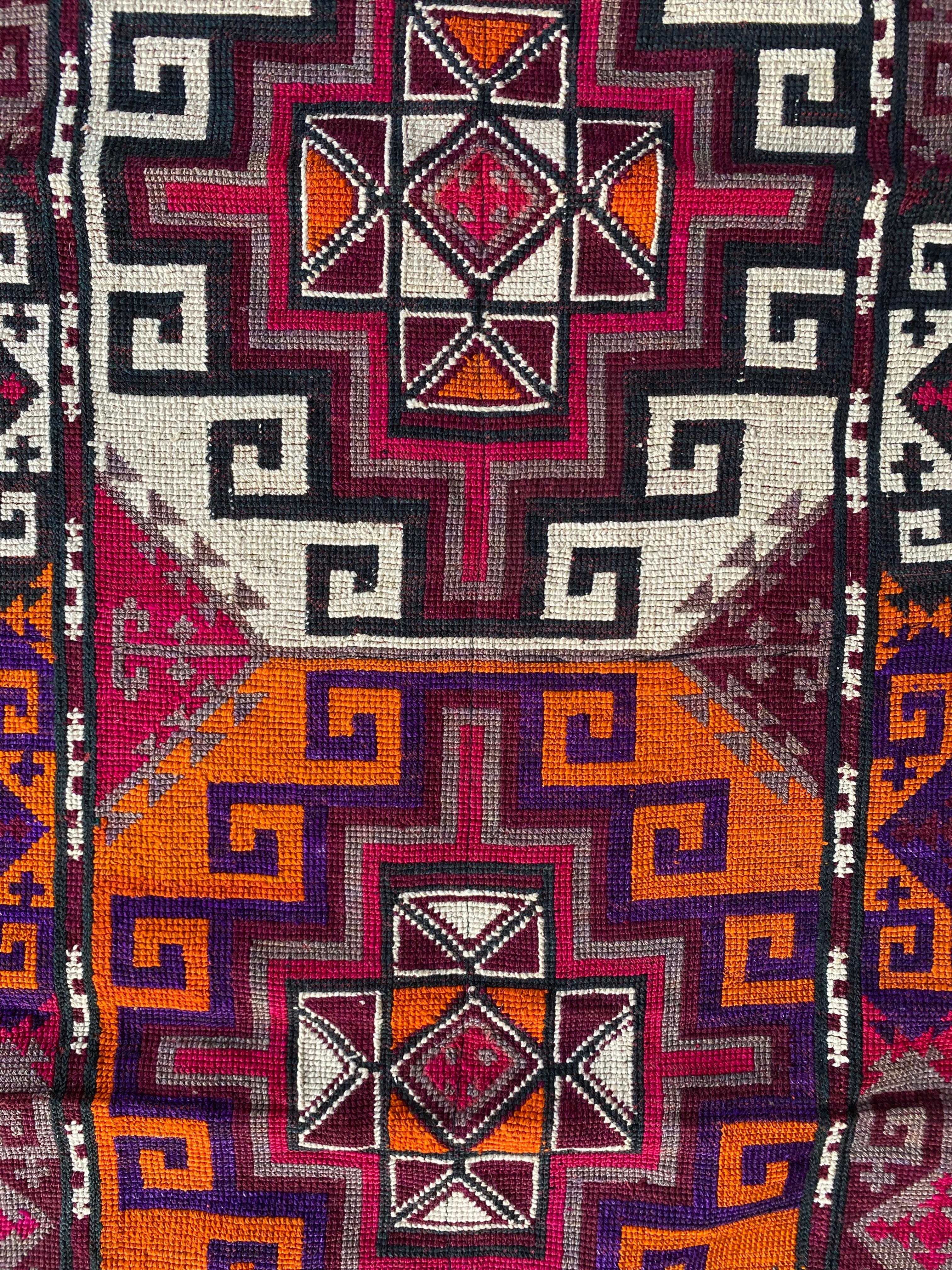 Central Asian Embroidered Textile, “Suzani”, Mid 20th Century For Sale 4