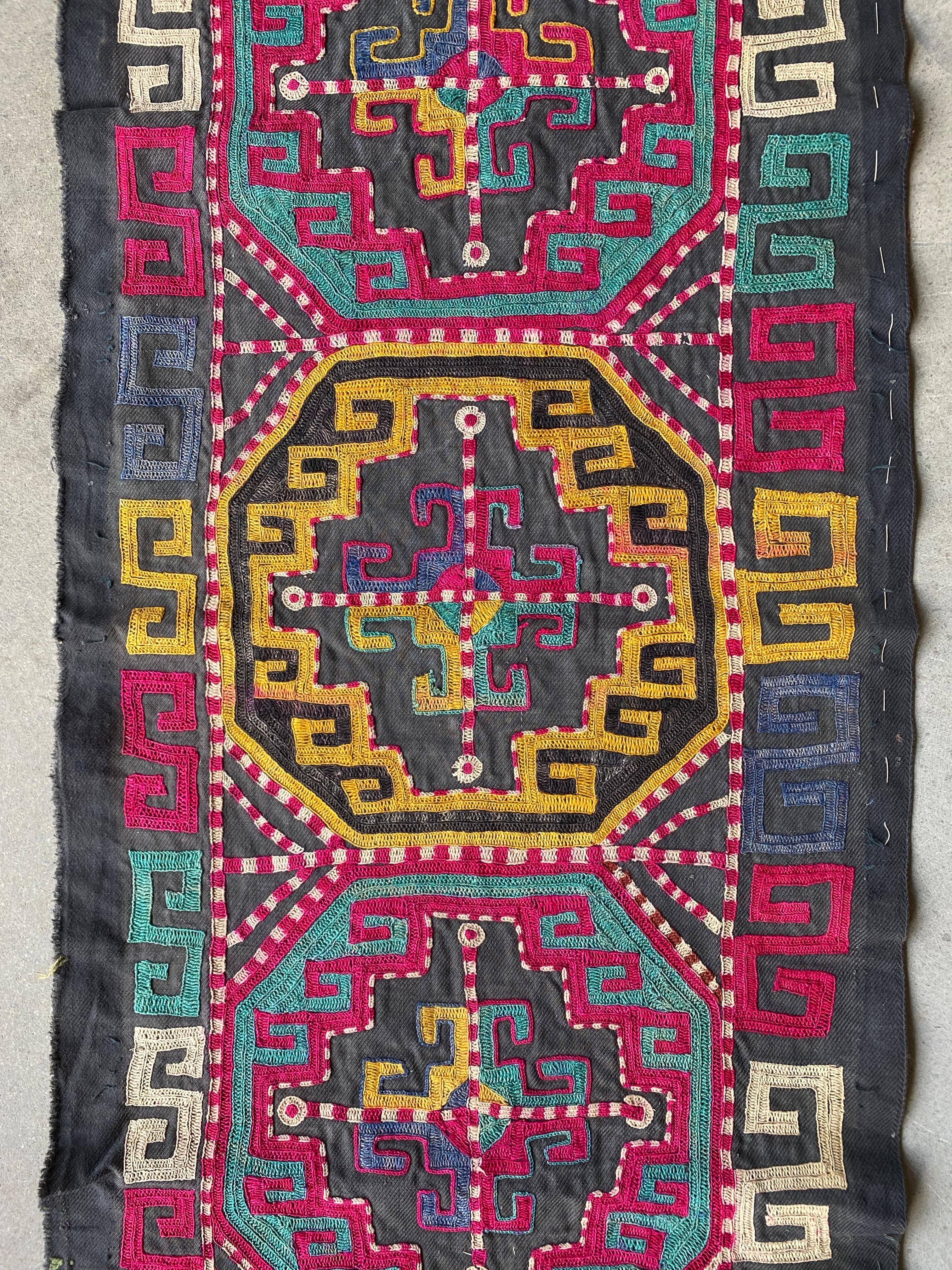 Other Central Asian Embroidered Textile, “Suzani”, Mid 20th Century  For Sale