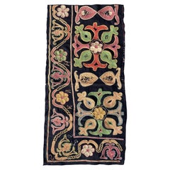 Vintage Central Asian Embroidered Textile, “Suzani”, Mid 20th Century 