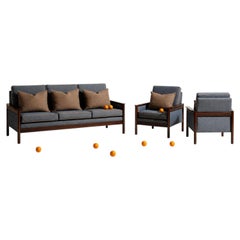 Mid 20th Century Sven Ivar Dysthe Sofa and Chairs Set