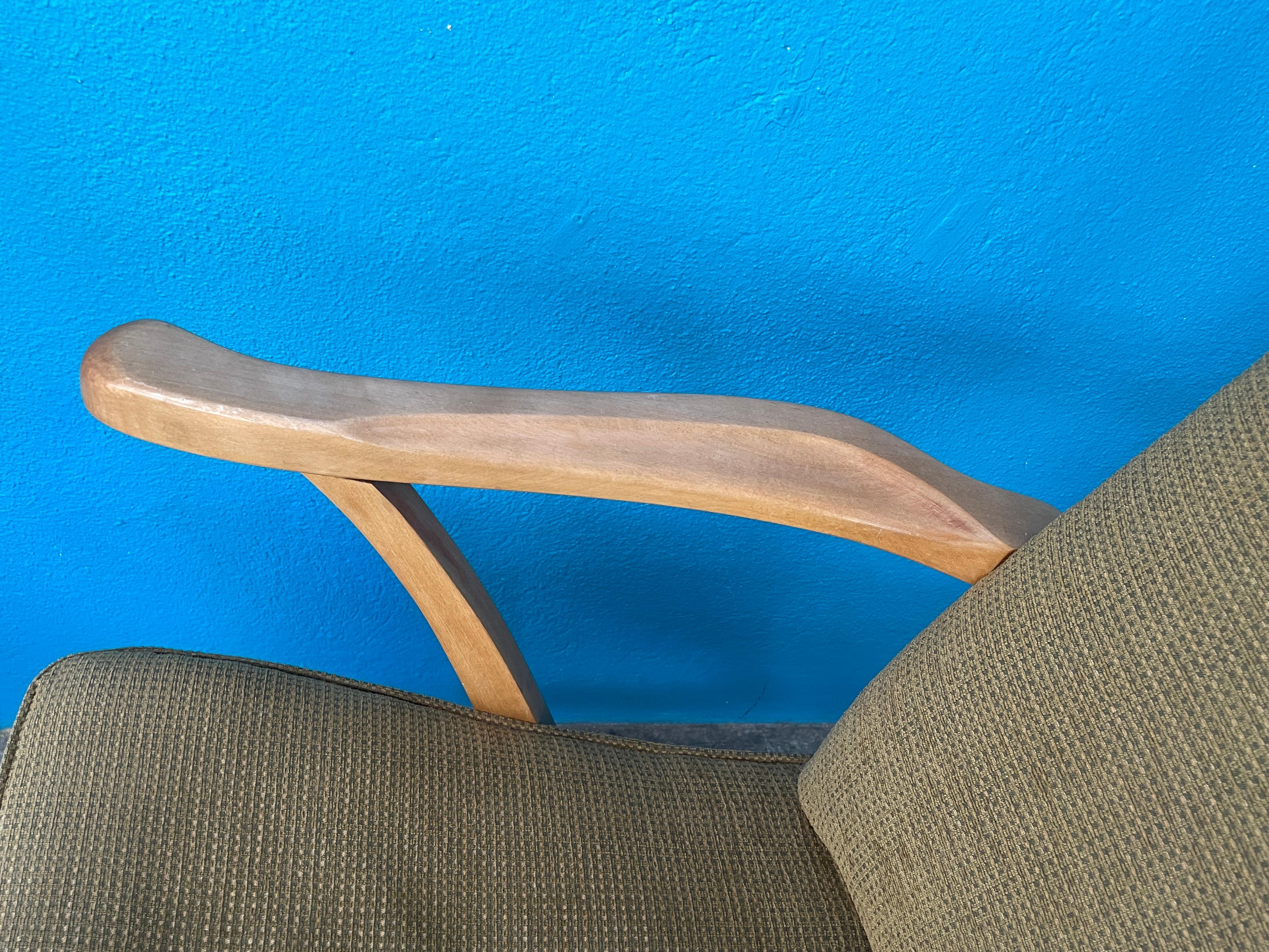 Fabric Mid-20th-Century Scandinavian Armchair