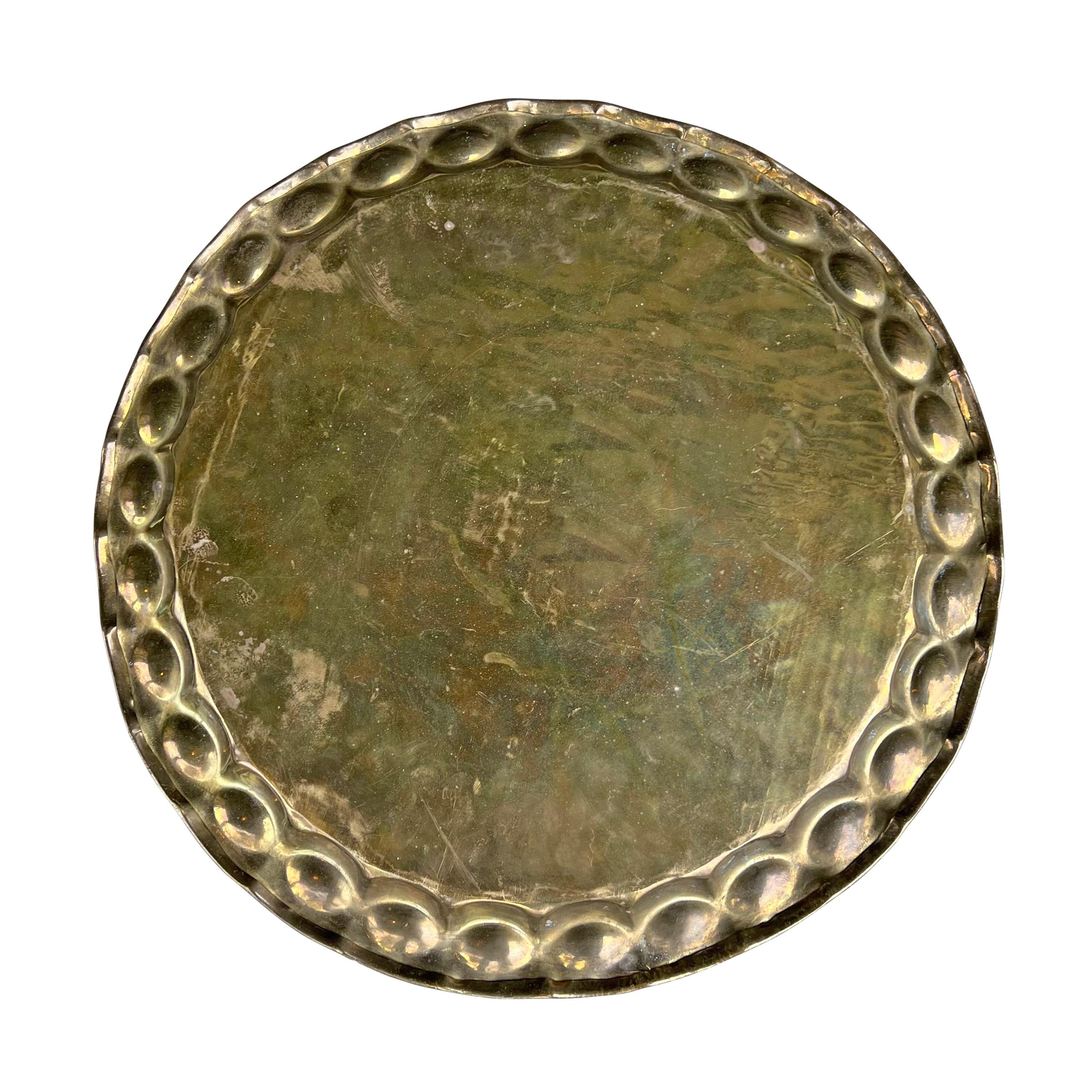 Mid-20th Century Swedish Brass Tray 5