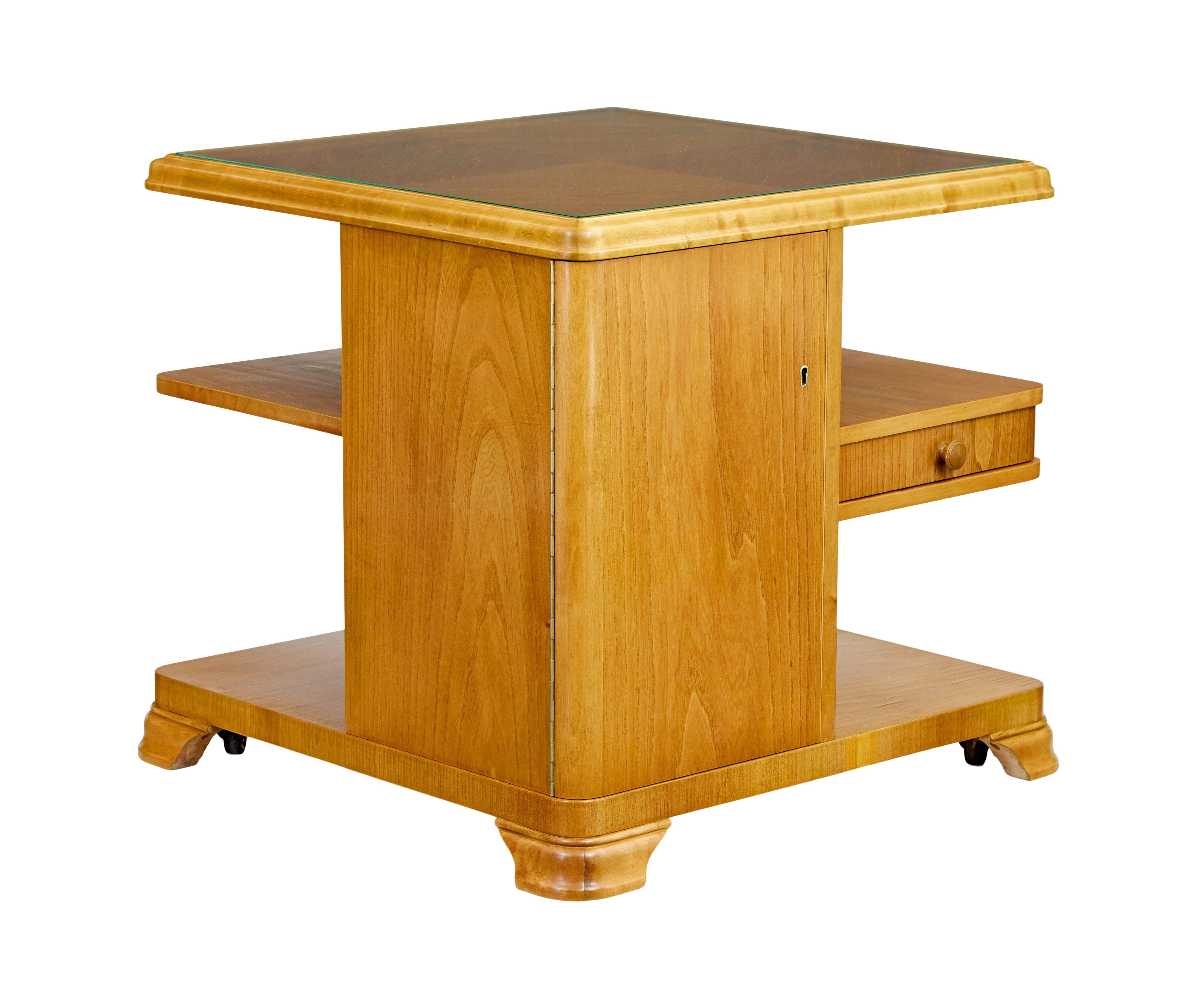 Mid 20th century Swedish elm coffee table For Sale 2