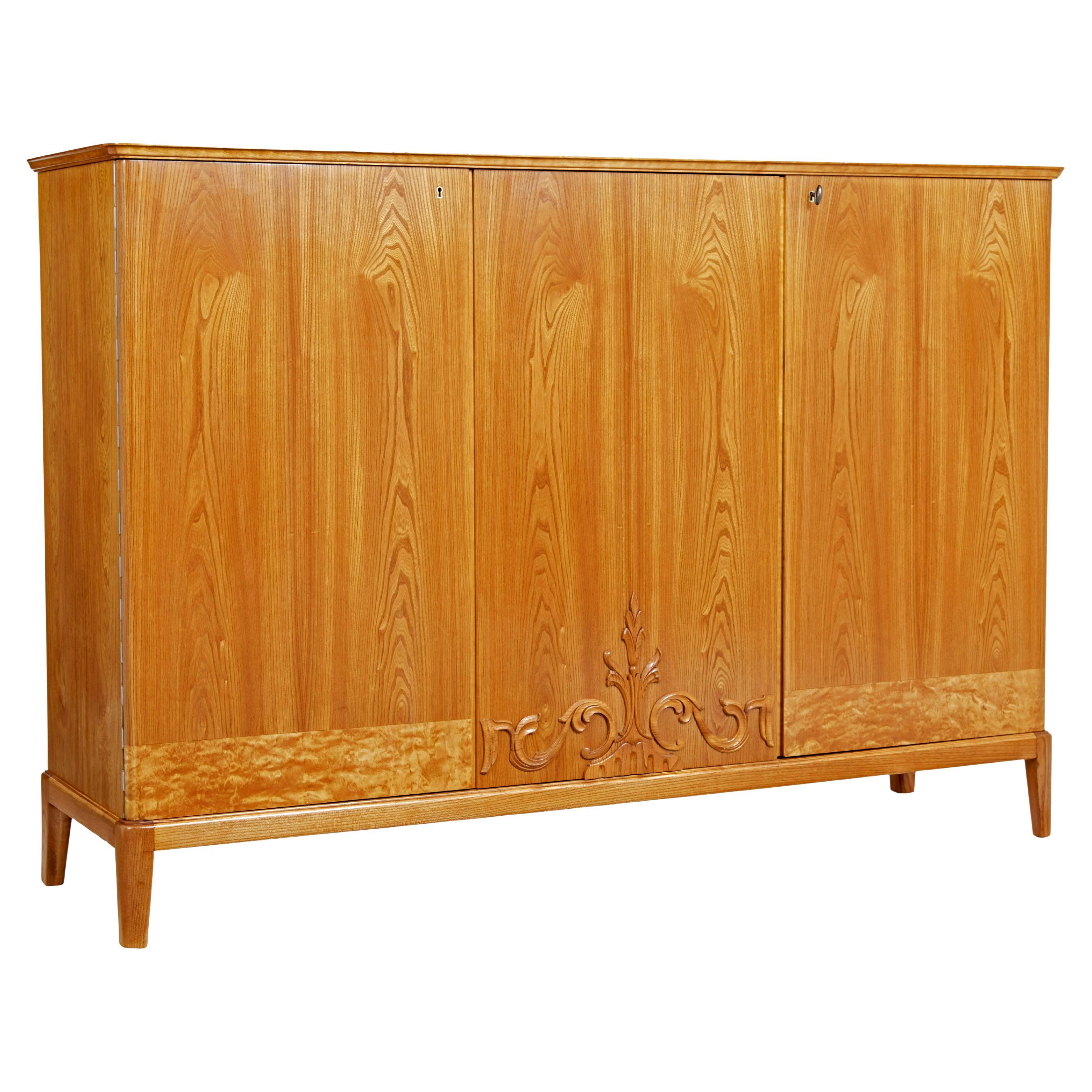 Mid 20th century Swedish elm sideboard