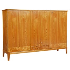 Mid 20th century Swedish elm sideboard