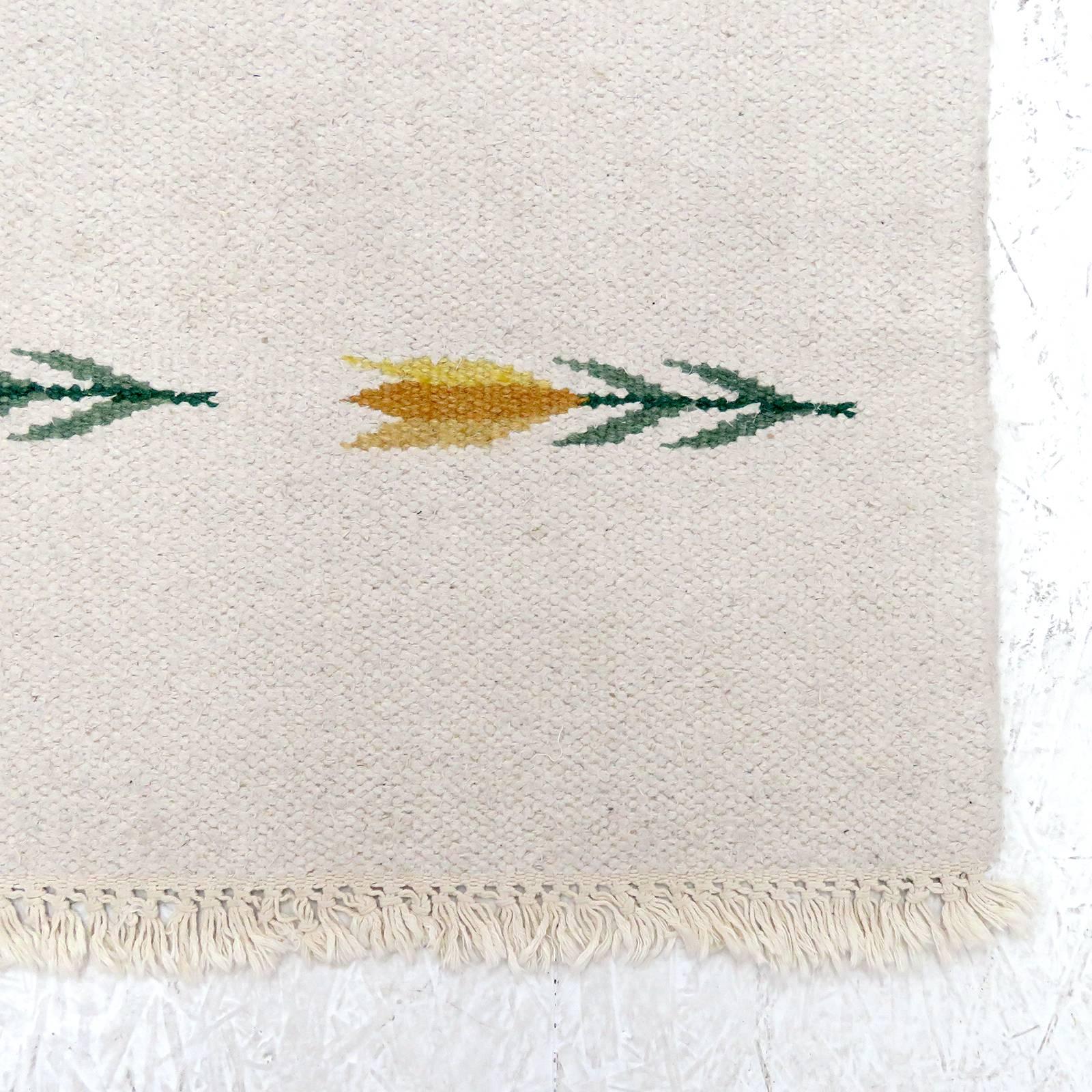 Tapis à tissage plat de la fin du XXe siècle Excellent état à Los Angeles, CA