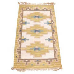 Mid 20th century Swedish flat weave rug