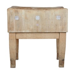 Mid-20th Century Swedish Free Standing Butchers Block