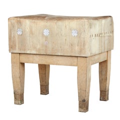 Mid-20th Century Swedish Free Standing Butchers Block