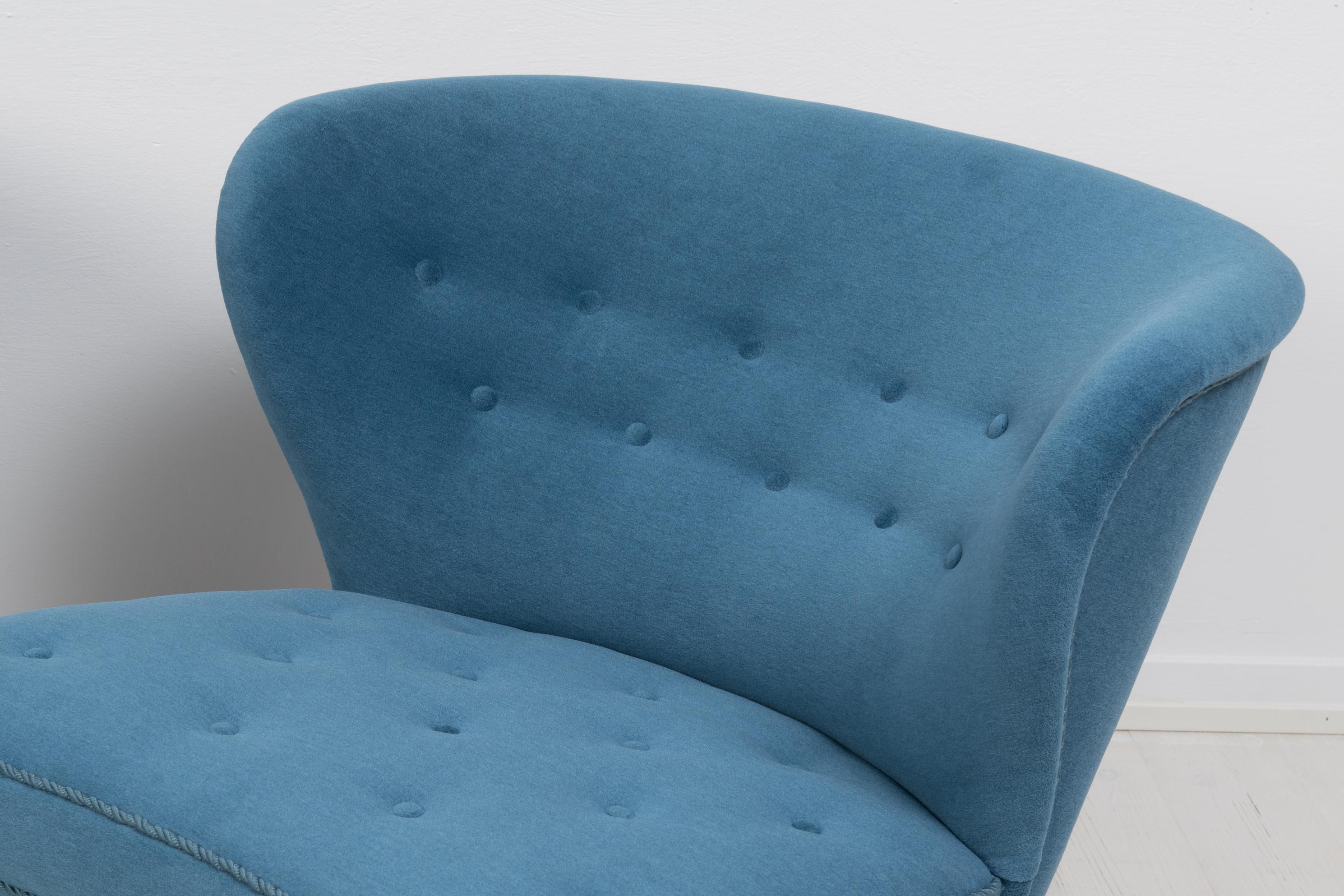 Mid 20th Century Swedish Modern Lounge Chairs by Gösta Jonsson 5