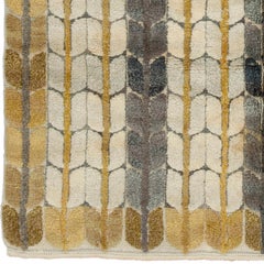 Tappeto a pelo svedese della metà del XX secolo di Ingrid Dessau