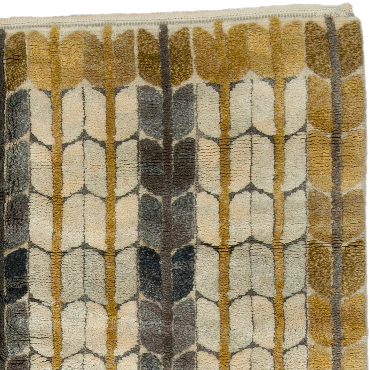 Mid-20th Century Swedish Pile Rug by Ingrid Dessau In Good Condition For Sale In New York, NY
