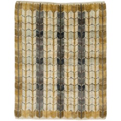 Vintage Mid-20th Century Swedish Pile Rug by Ingrid Dessau