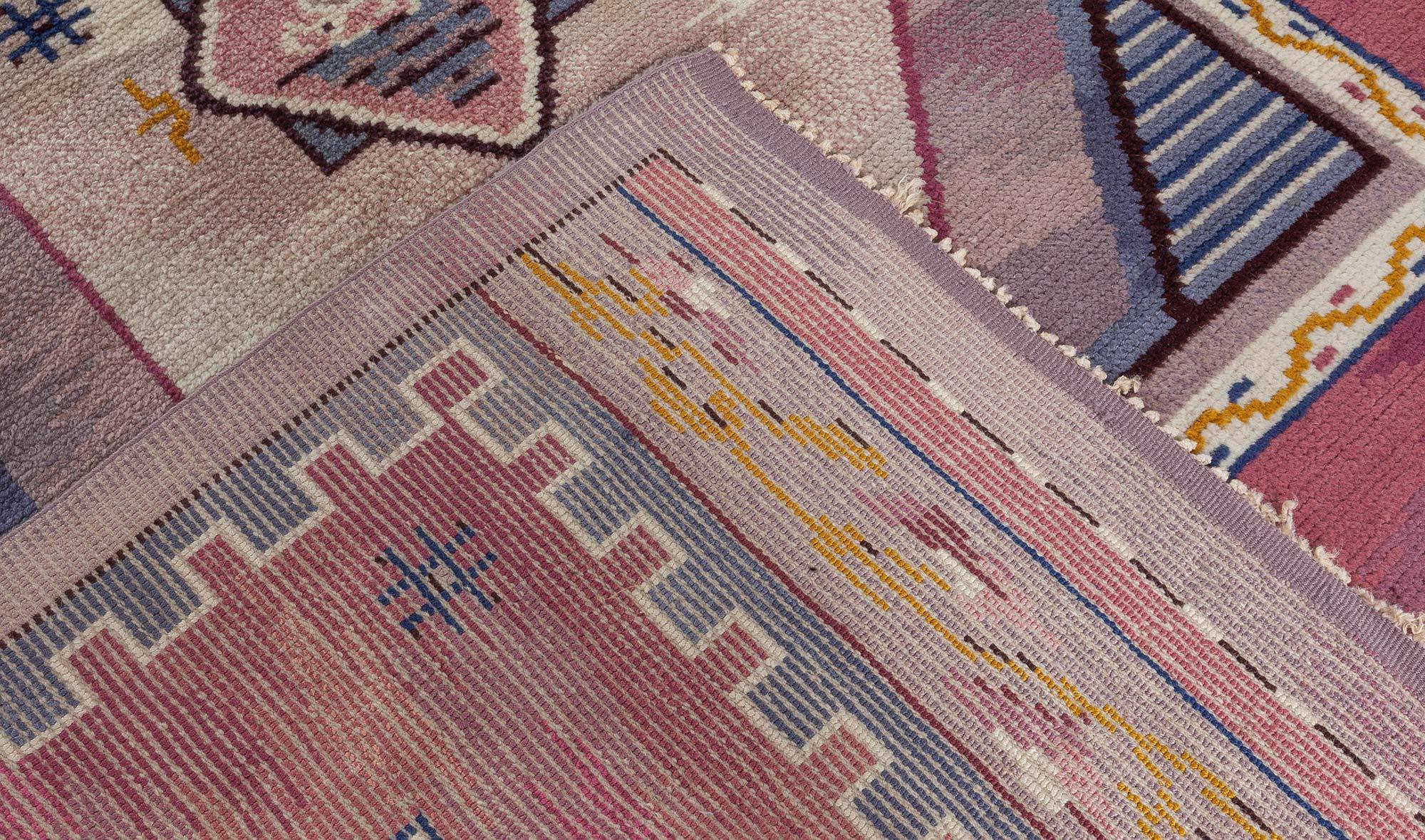 Mid-20th Century Swedish Pile Rug by Martha Ghan For Sale 2