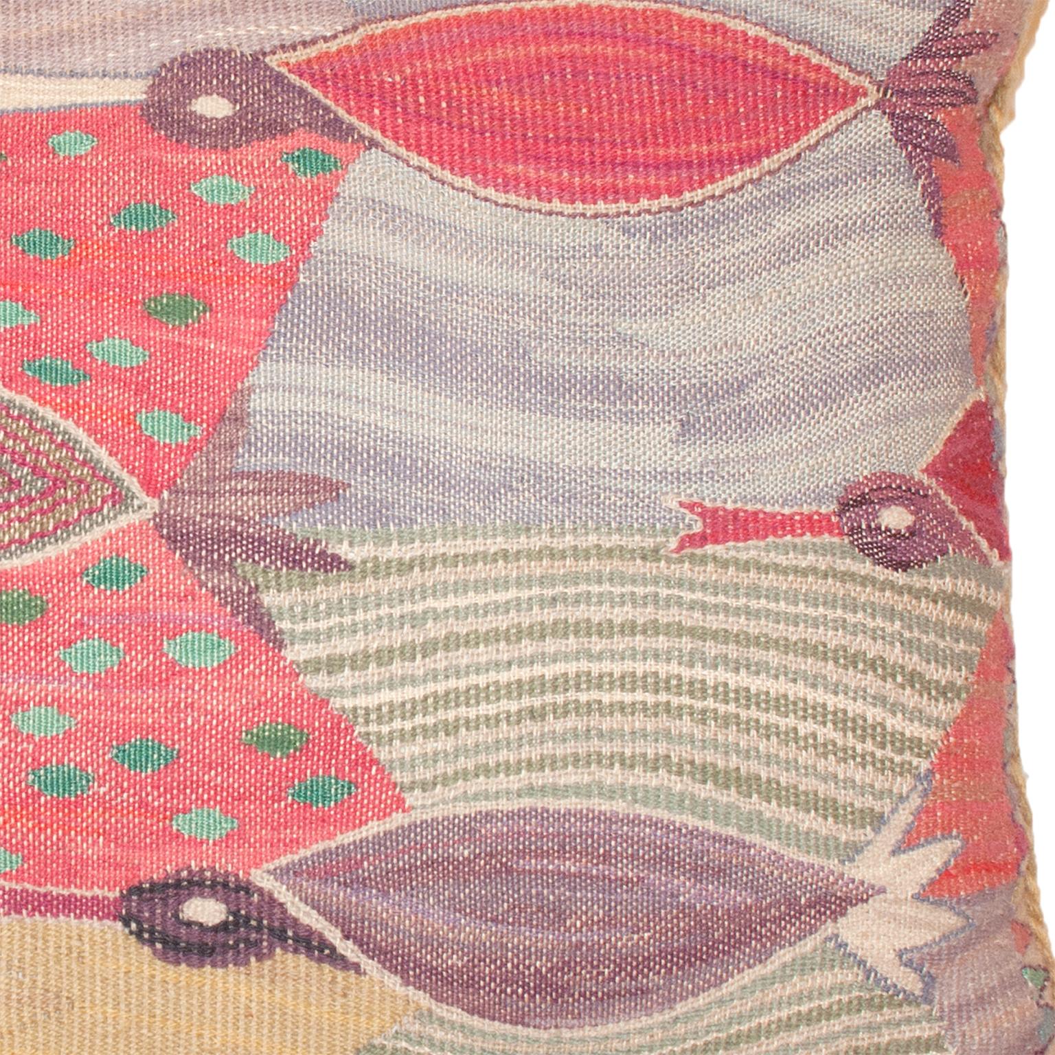 Hand-Woven Mid-20th Century Swedish, Pillow by Marianne Richter