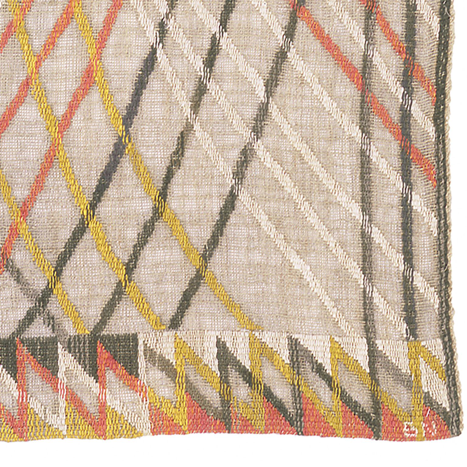 Wool Mid-20th Century Swedish Wall Hanging by Barbro Nilsson, AB MMF For Sale