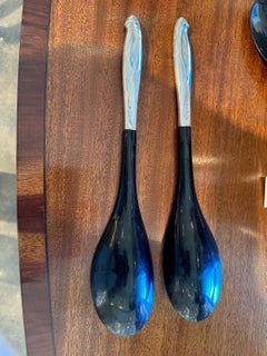 Mid 20th Century Table Sterling Salad Serving Set- 2 Pieces