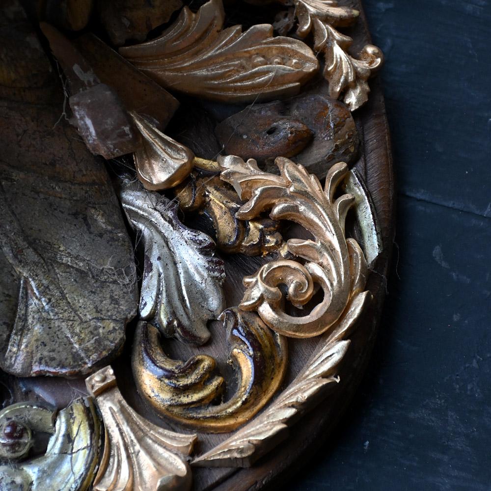 Britannico Capra tassidermica del Mid Century ricoperta di pino Frammenti decorativi antichi