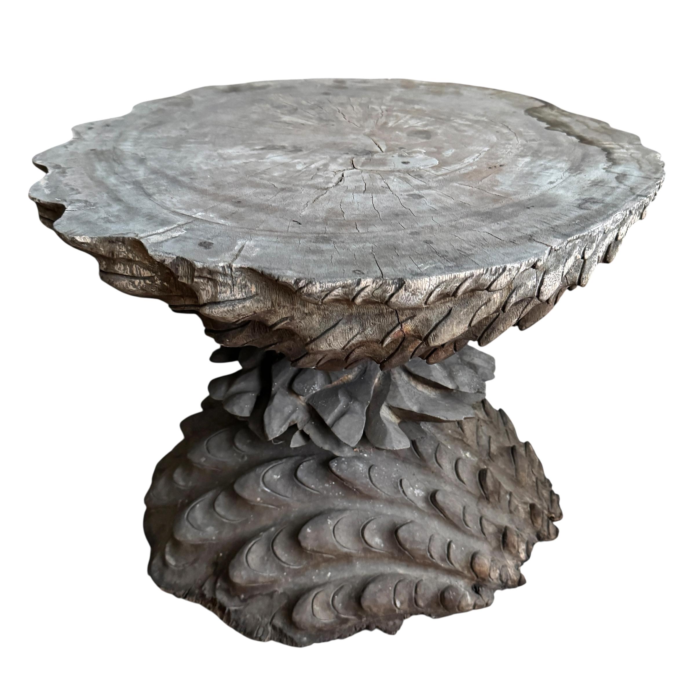 Mesa de jardín bivalva de teca de mediados del siglo XX Desconocido en venta