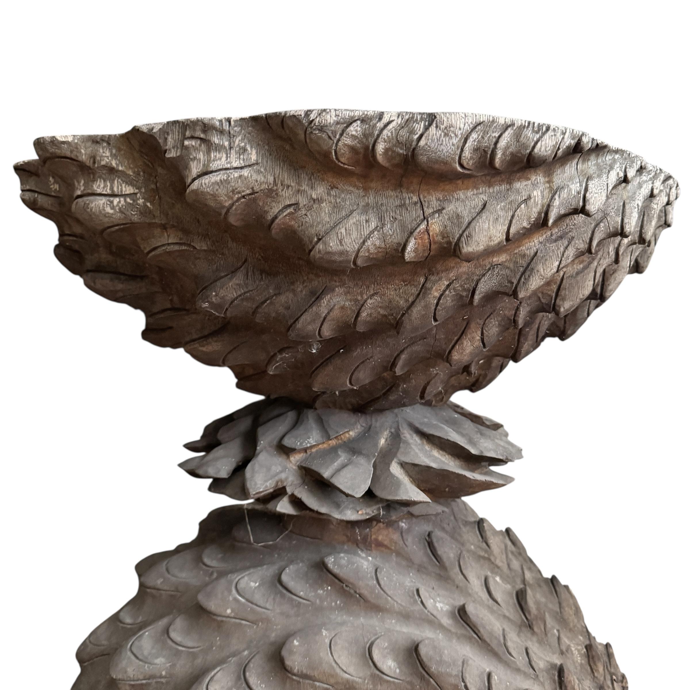 Mesa de jardín bivalva de teca de mediados del siglo XX en venta 1