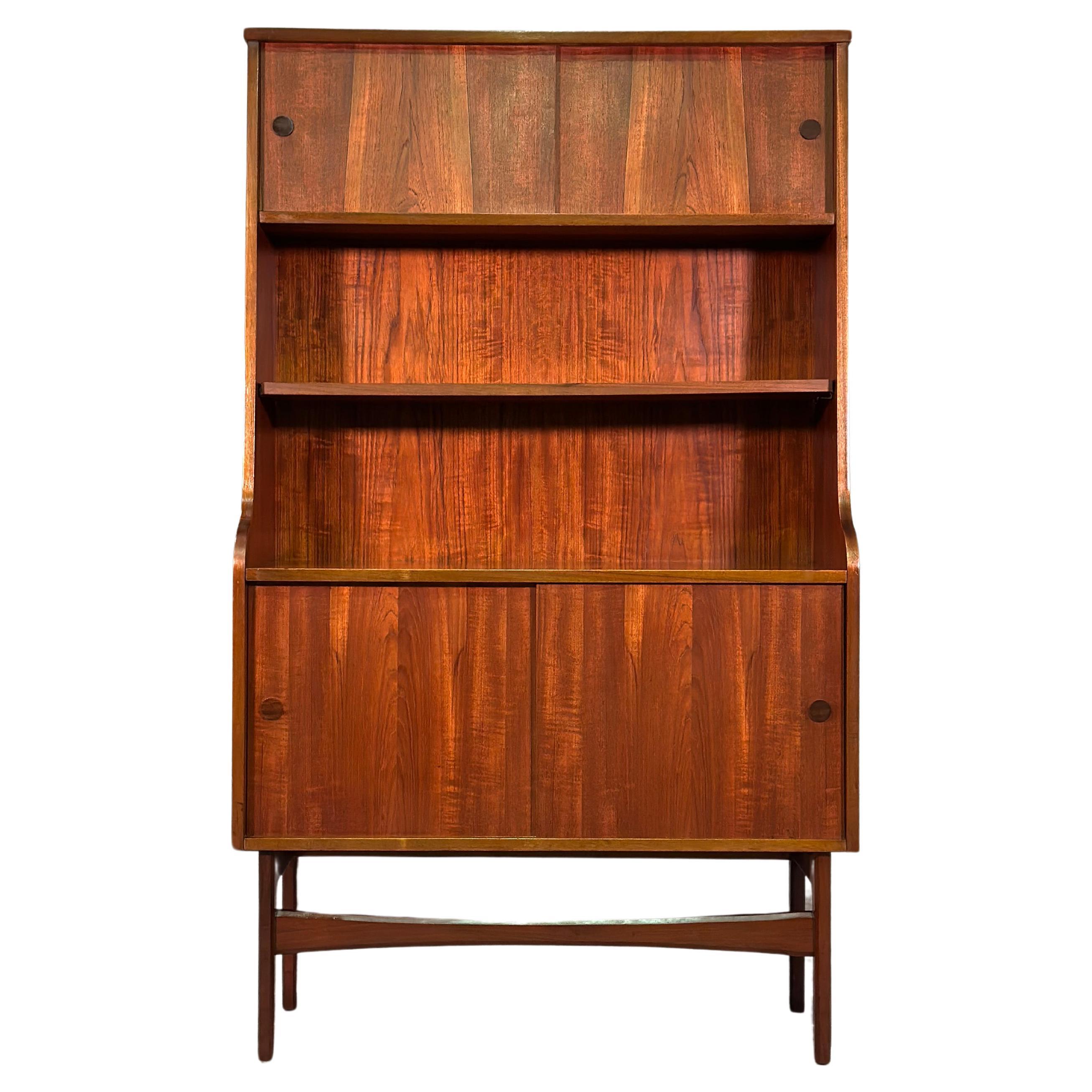 Mid 20th Century Teak Highboard Cabinet For Sale