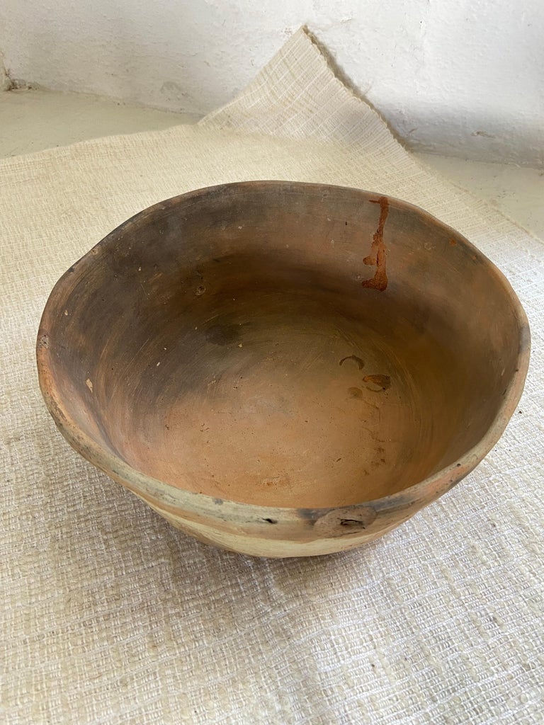 Mid-20th Century Terracotta Bowl from Mexico For Sale 3