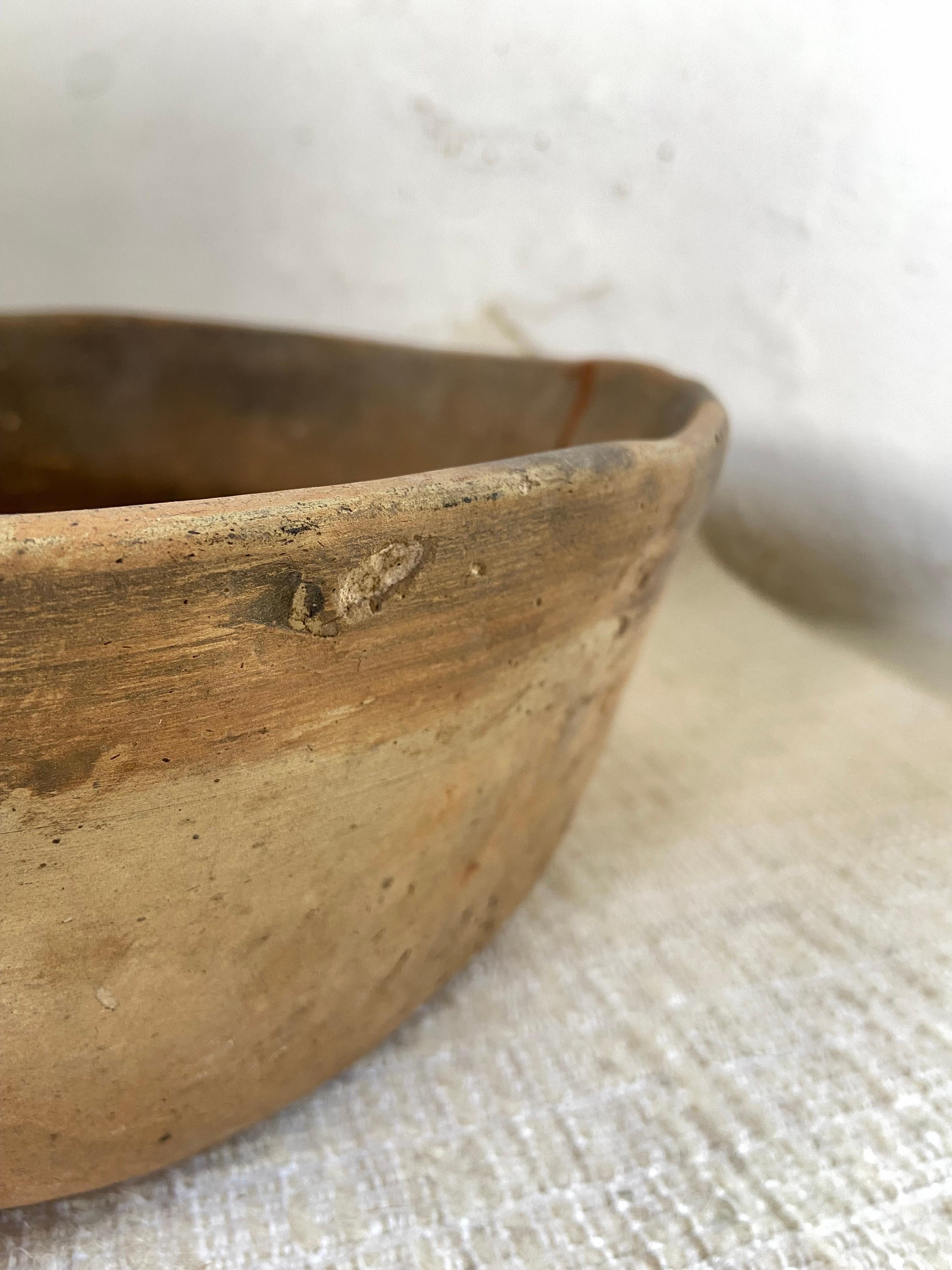 Mexican Mid-20th Century Terracotta Bowl from Mexico