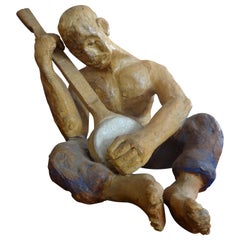 Mid-20th Century Terracotta Figural Sculpture