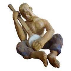 Mid-20th Century Terracotta Figural Sculpture