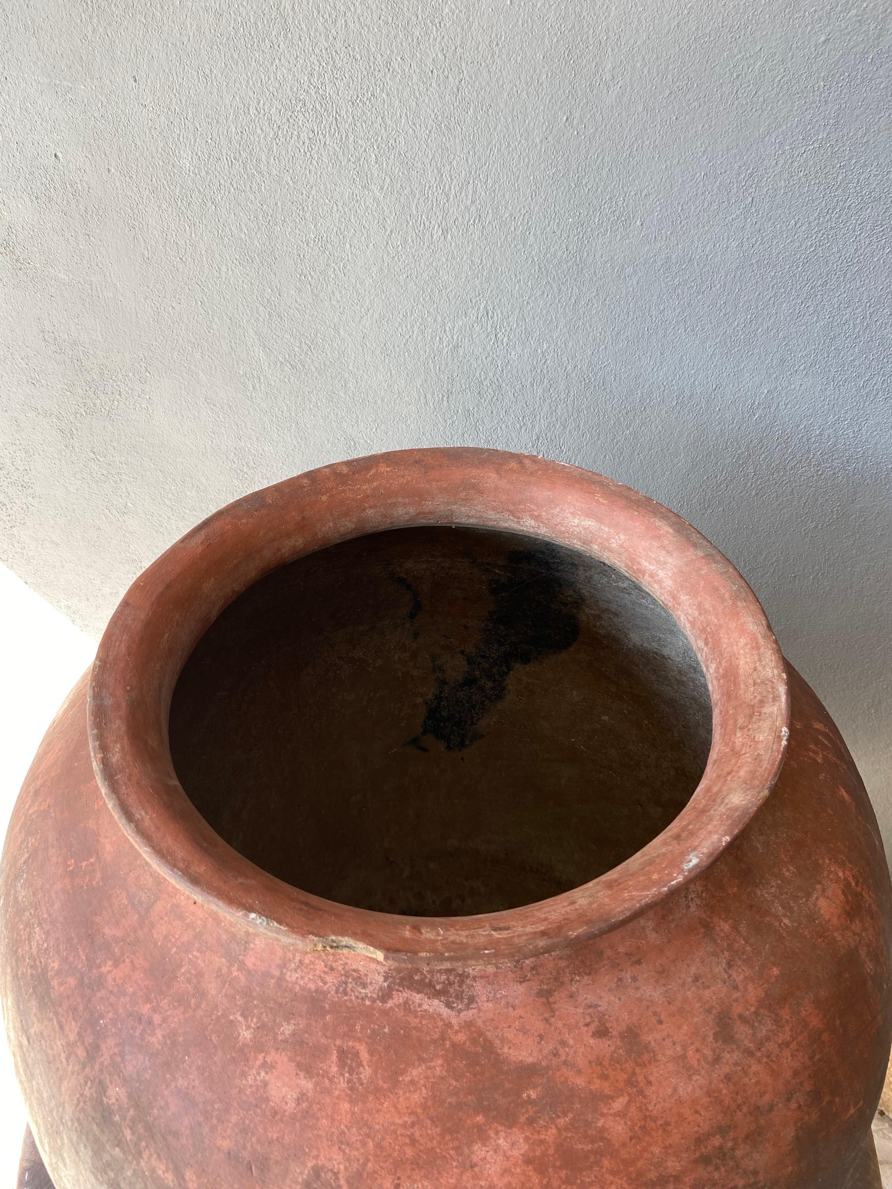 Mid 20th Century Terracotta Water Pot From Mexico 10