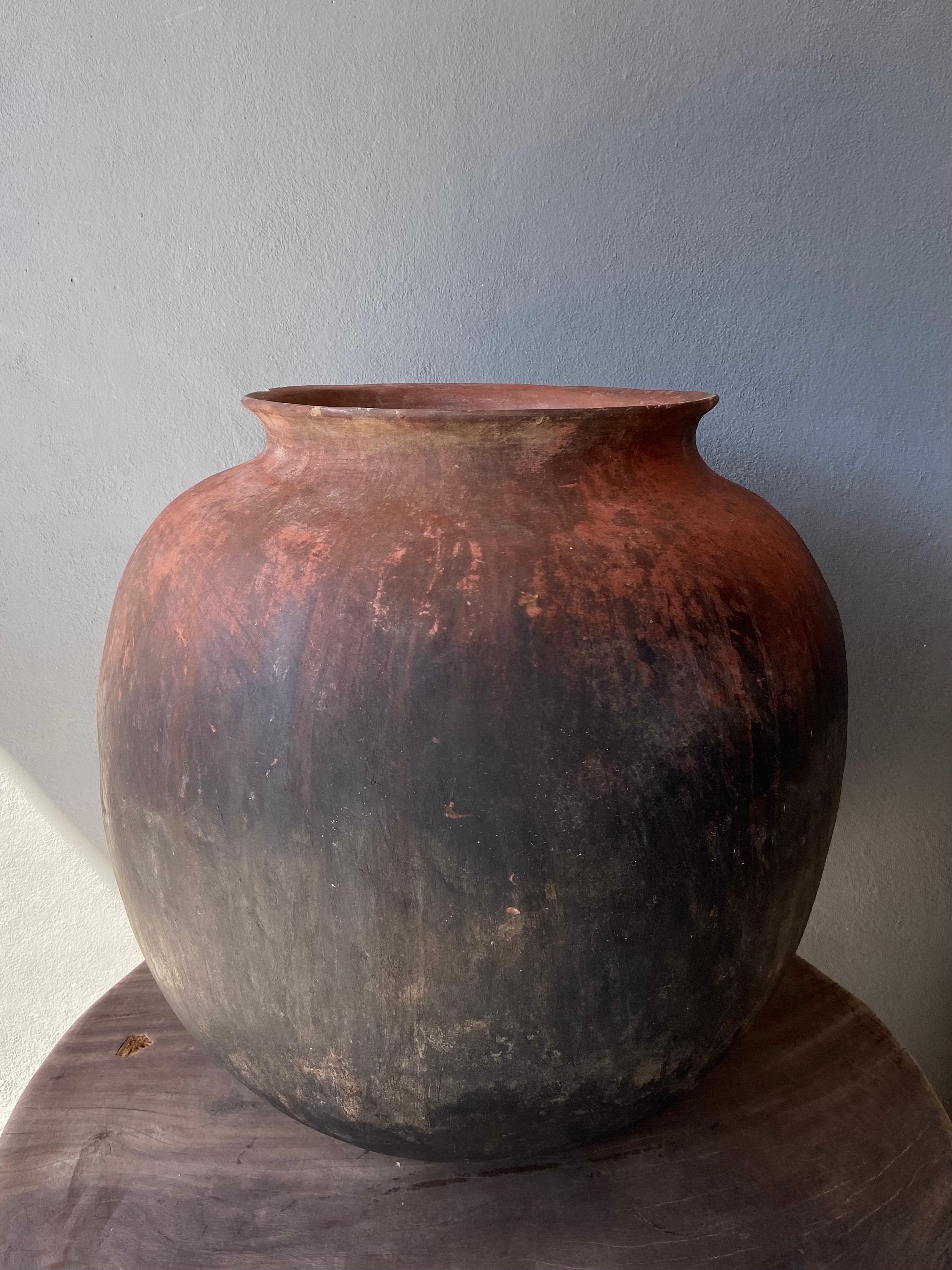Country Mid 20th Century Terracotta Water Pot From Mexico